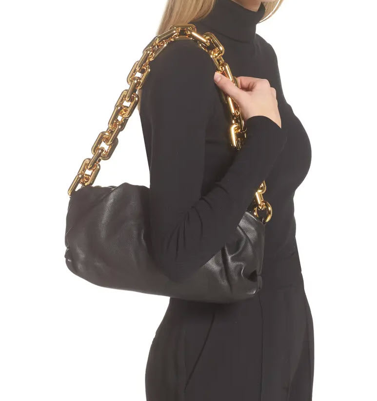 Bottega Veneta Chain Pouch Leather Shoulder Bag