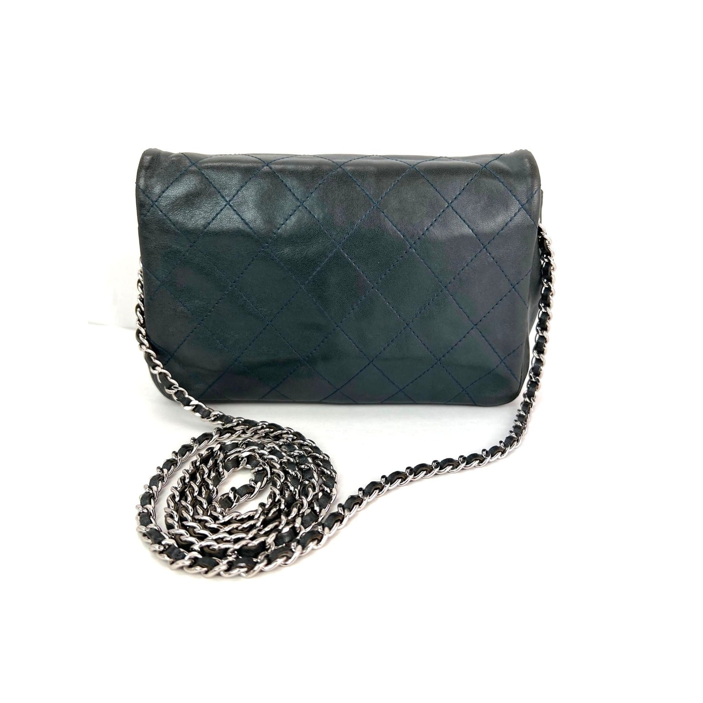 Chanel Quilted Lambskin Stitched Wallet On Chain