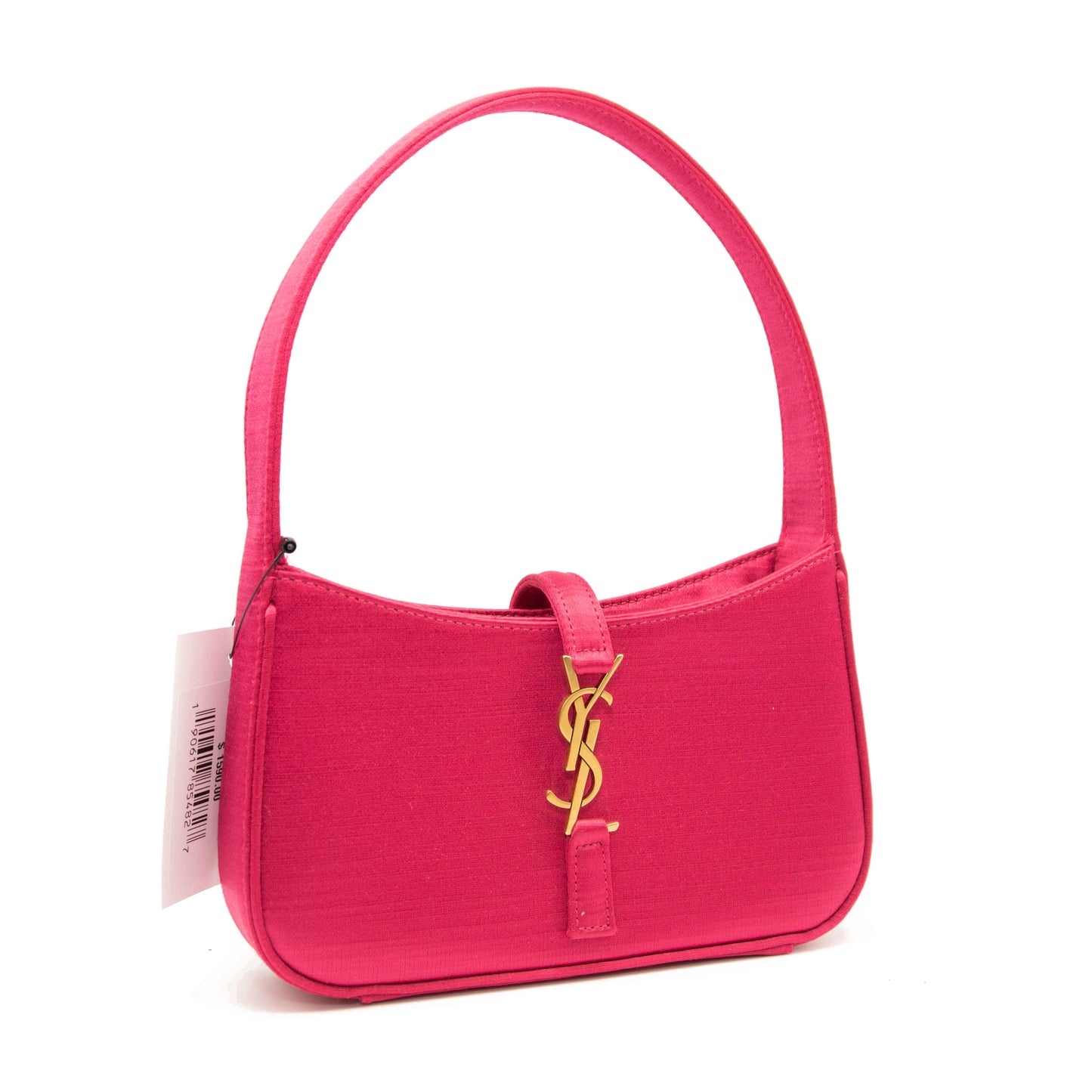 Saint Laurent Le 5 A 7 Mini In Satin Guava Pink