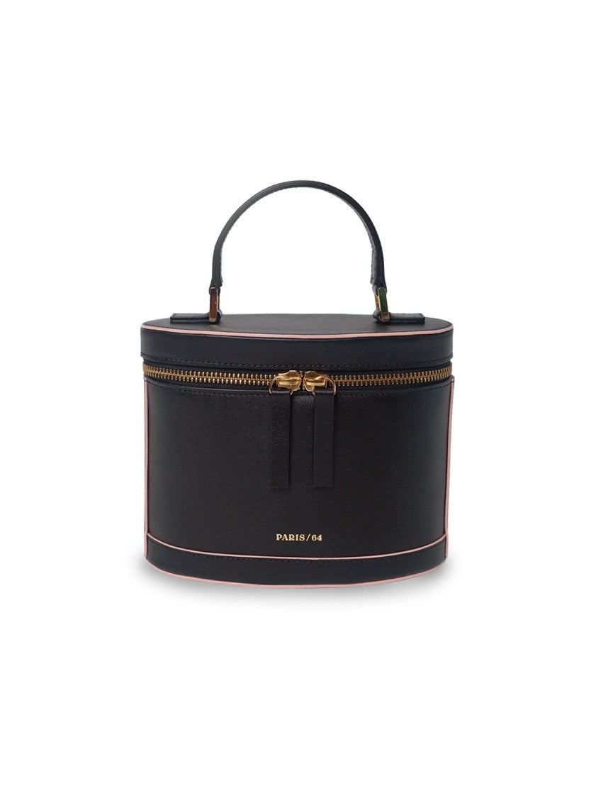 Paris64 Structured Cowhide Leather Handbag With Adjustable Strap