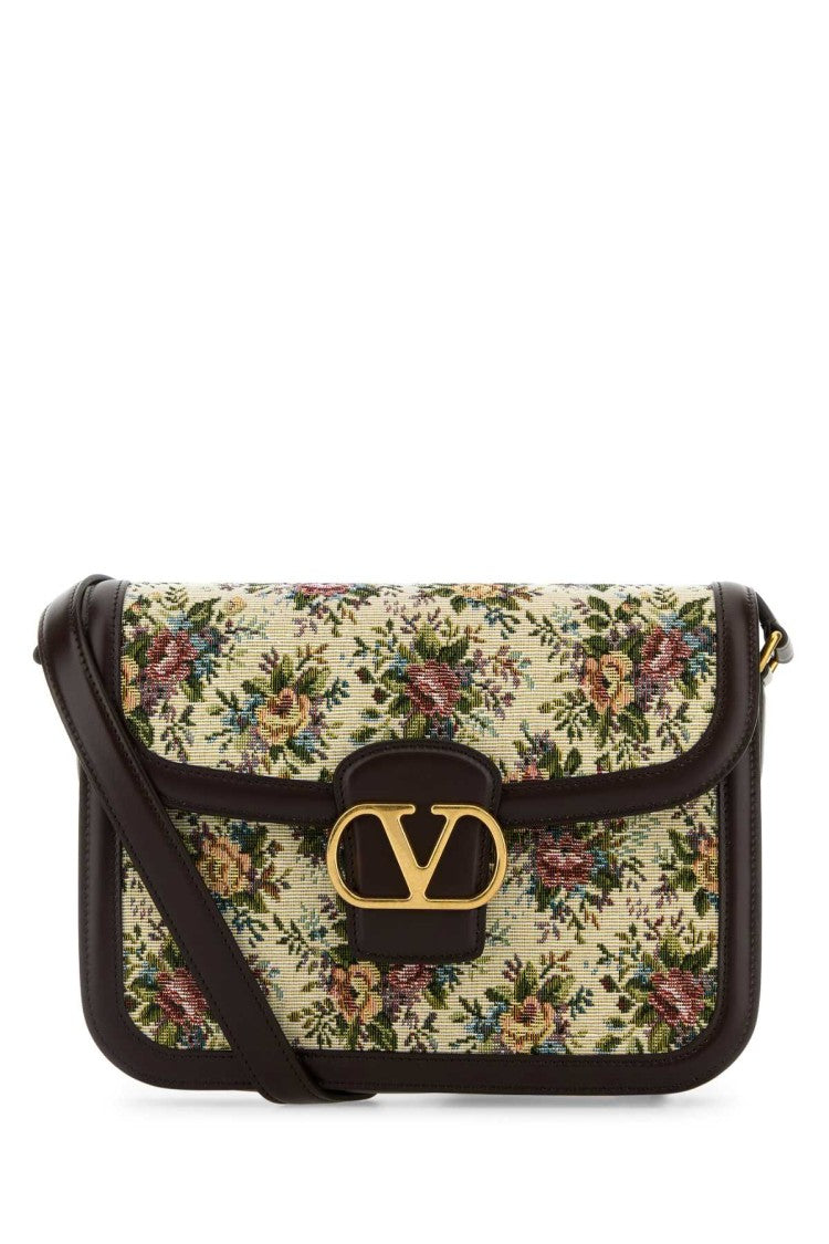 Valentino Garavani Embroidered Jacquard 9To5 Crossbody Bag