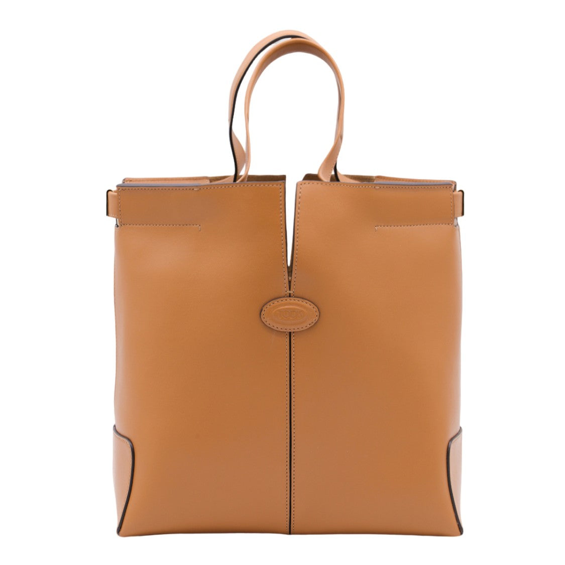 Tod's Structured Leather Tote Bag