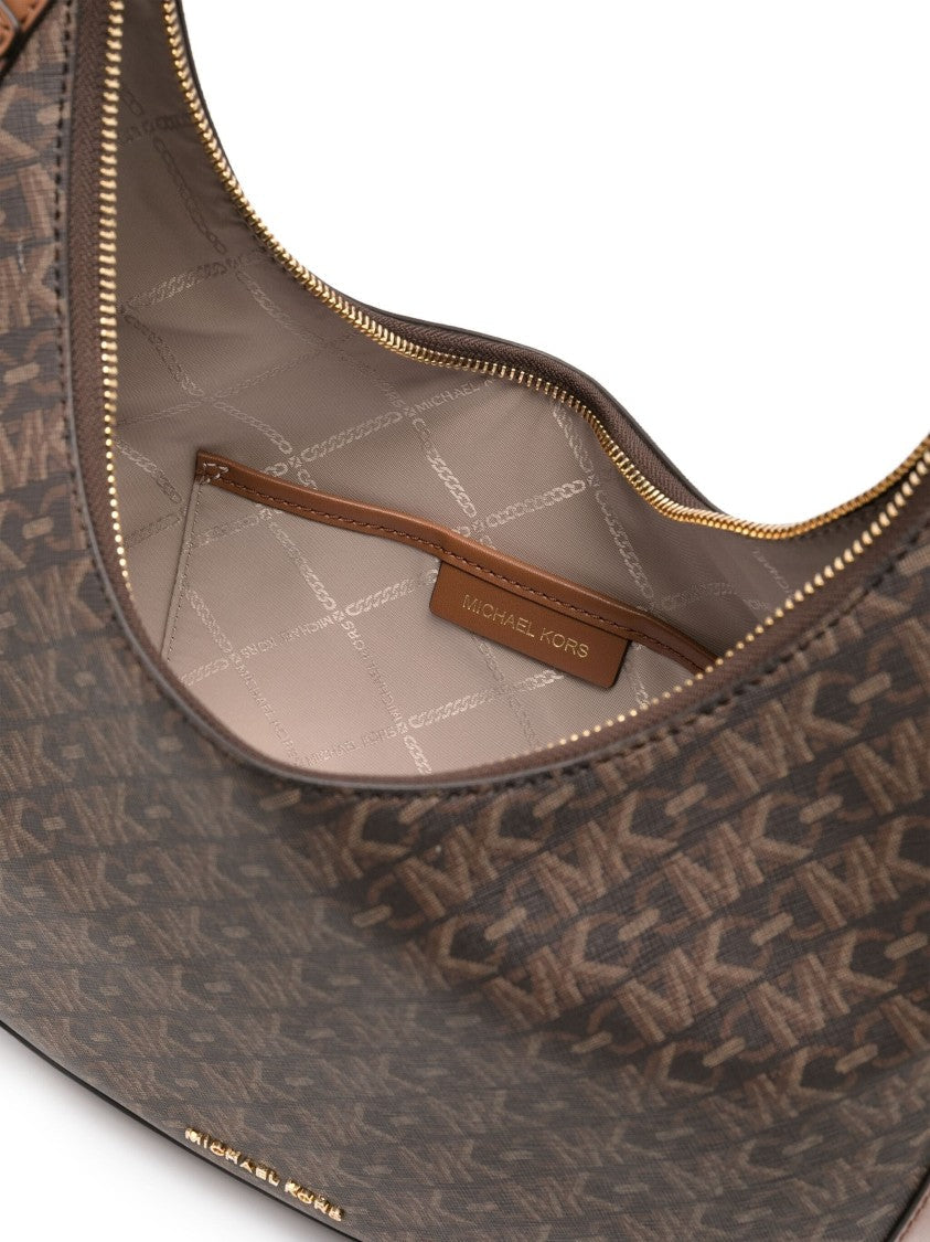 Michael Kors Lg Crescent Tz Hobo Shoulder Bag
