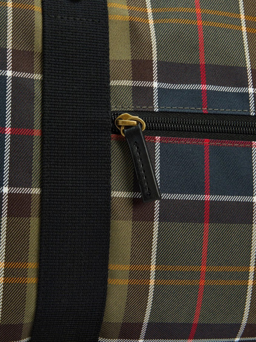Barbour Torridon Tartan Holdall With Leather Accents