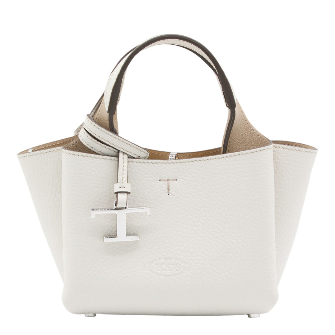 Tod's Structured Handbag With Silver-Tone Charm