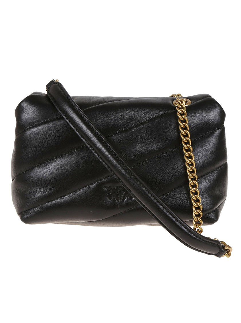 Pinko Love Birds Quilted Shoulder Bag