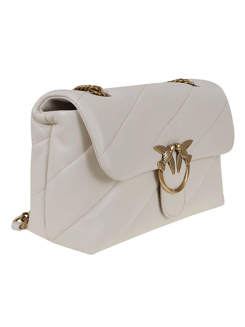 Pinko Love Puff Calfskin Shoulder Bag