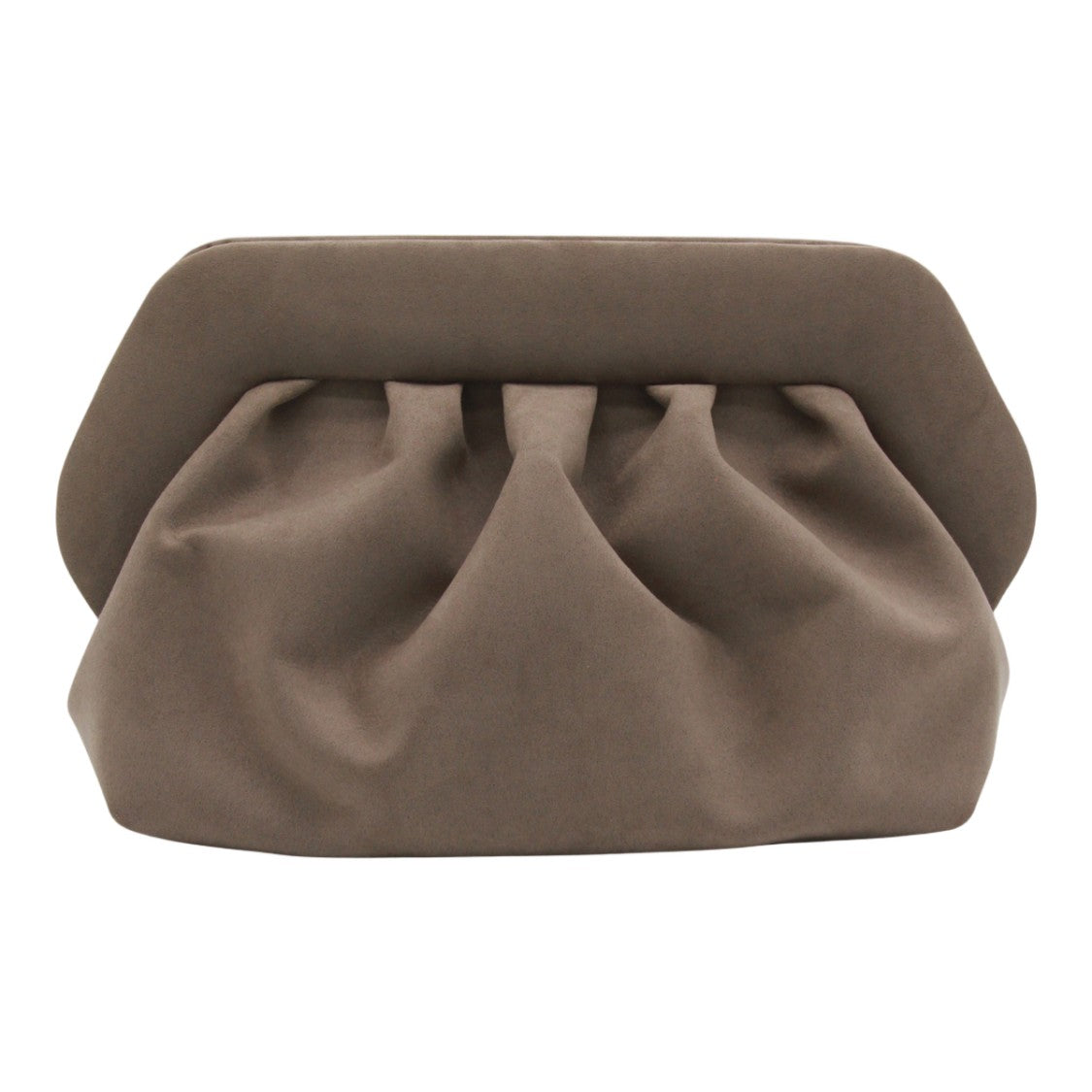 Themoirè Geometric Frame Bag With Gathered Detailing
