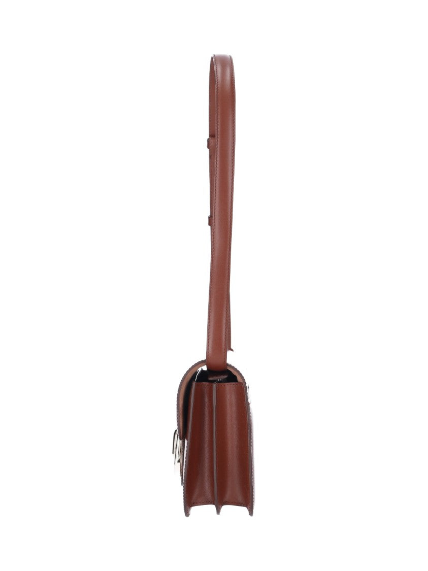 A.P.C. "Astra" Small Brown Shoulder Bag