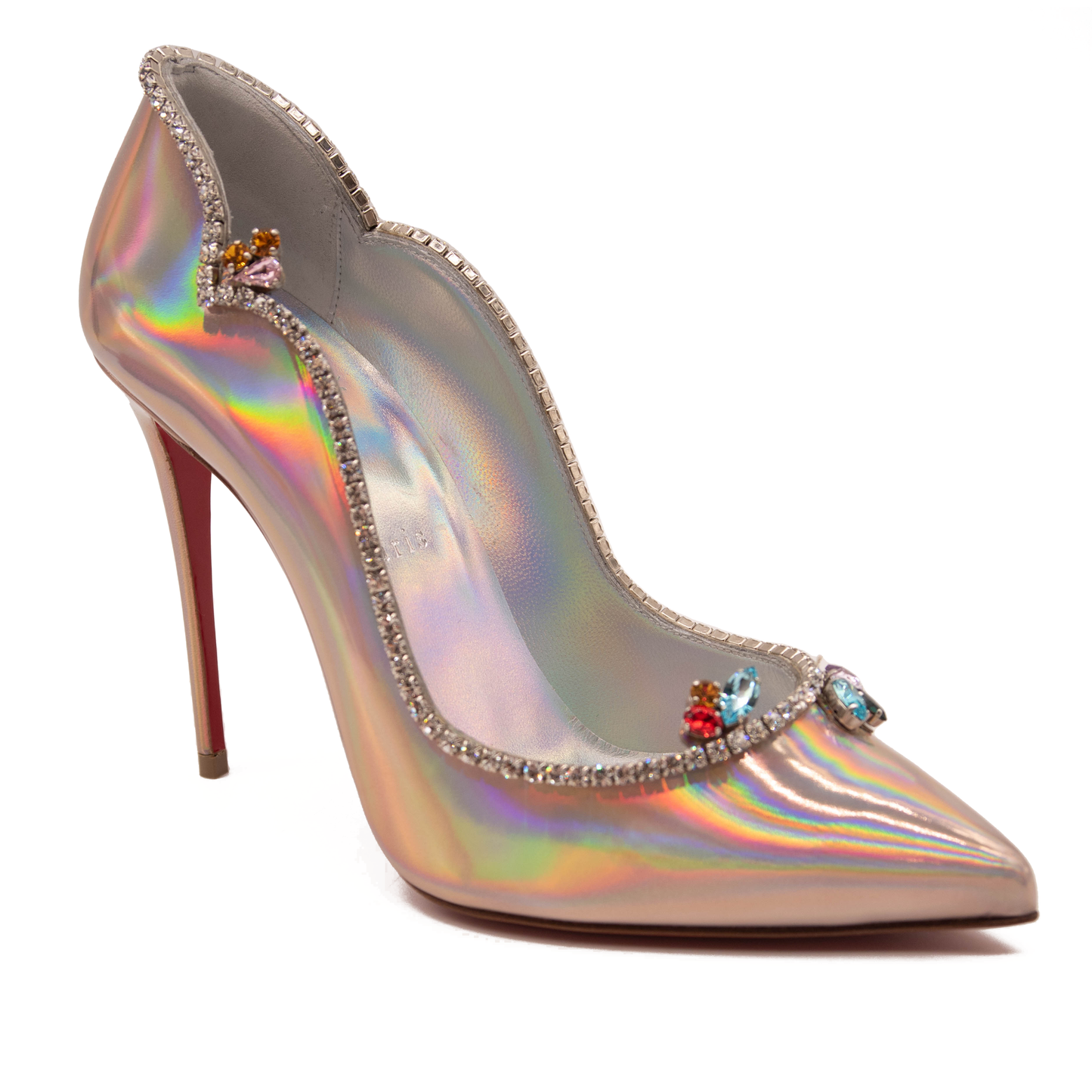 Christian Louboutin Chick Queen Pointed Toe Pump Wood Rose 7.5 US