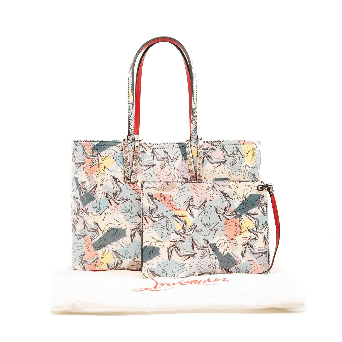 New Christian Louboutin Cabata Small Paris Shoes Tote Bag