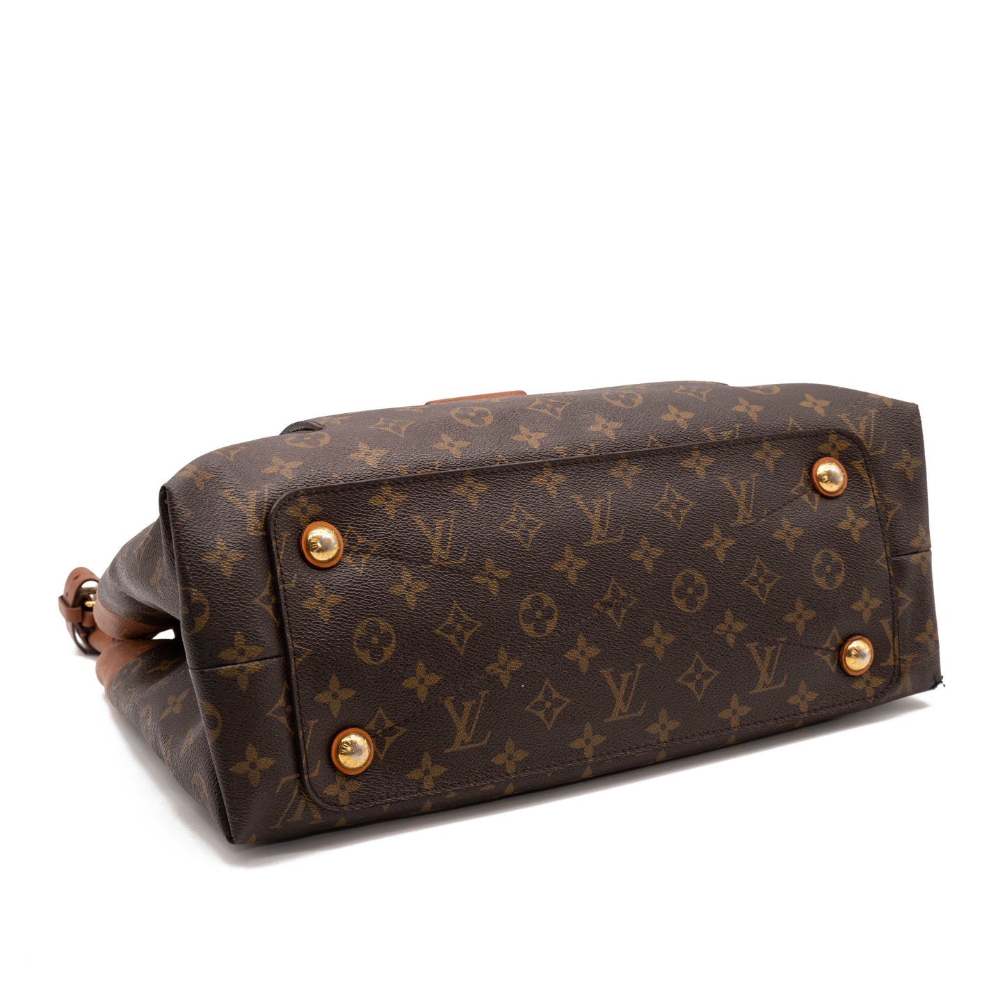 Louis Vuitton Olympe Camel Brown Monogram Canvas Shoulder Bag