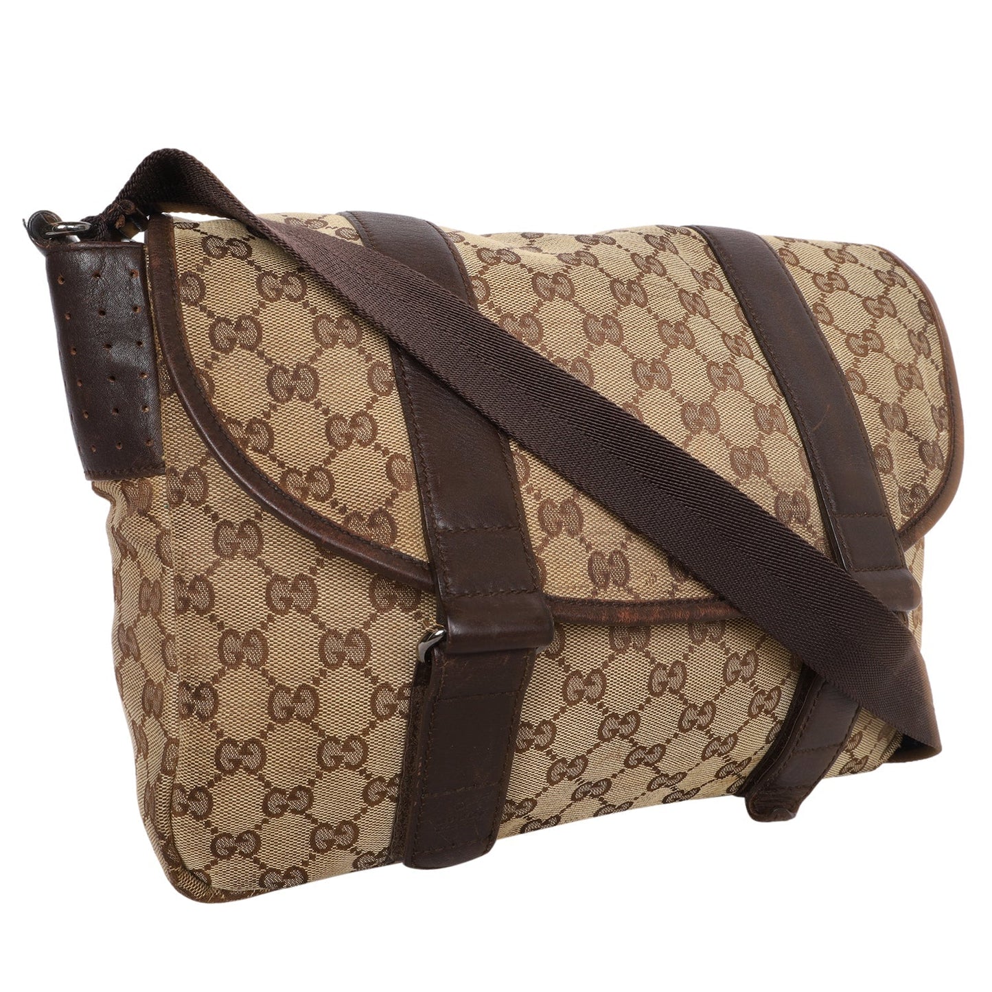 GG Canvas Crossbody Messenger Bag