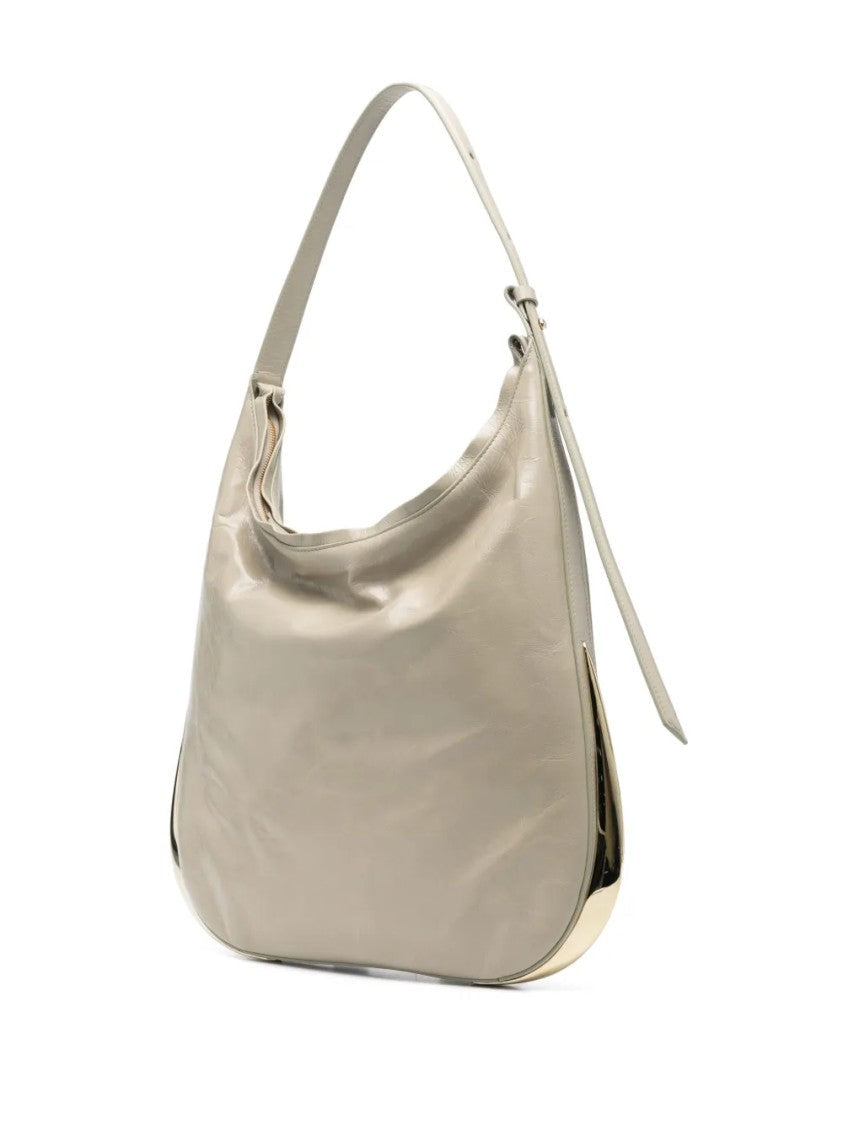 Benedetta Bruzziches Structured Handbag With Top Handle And Detachable Strap