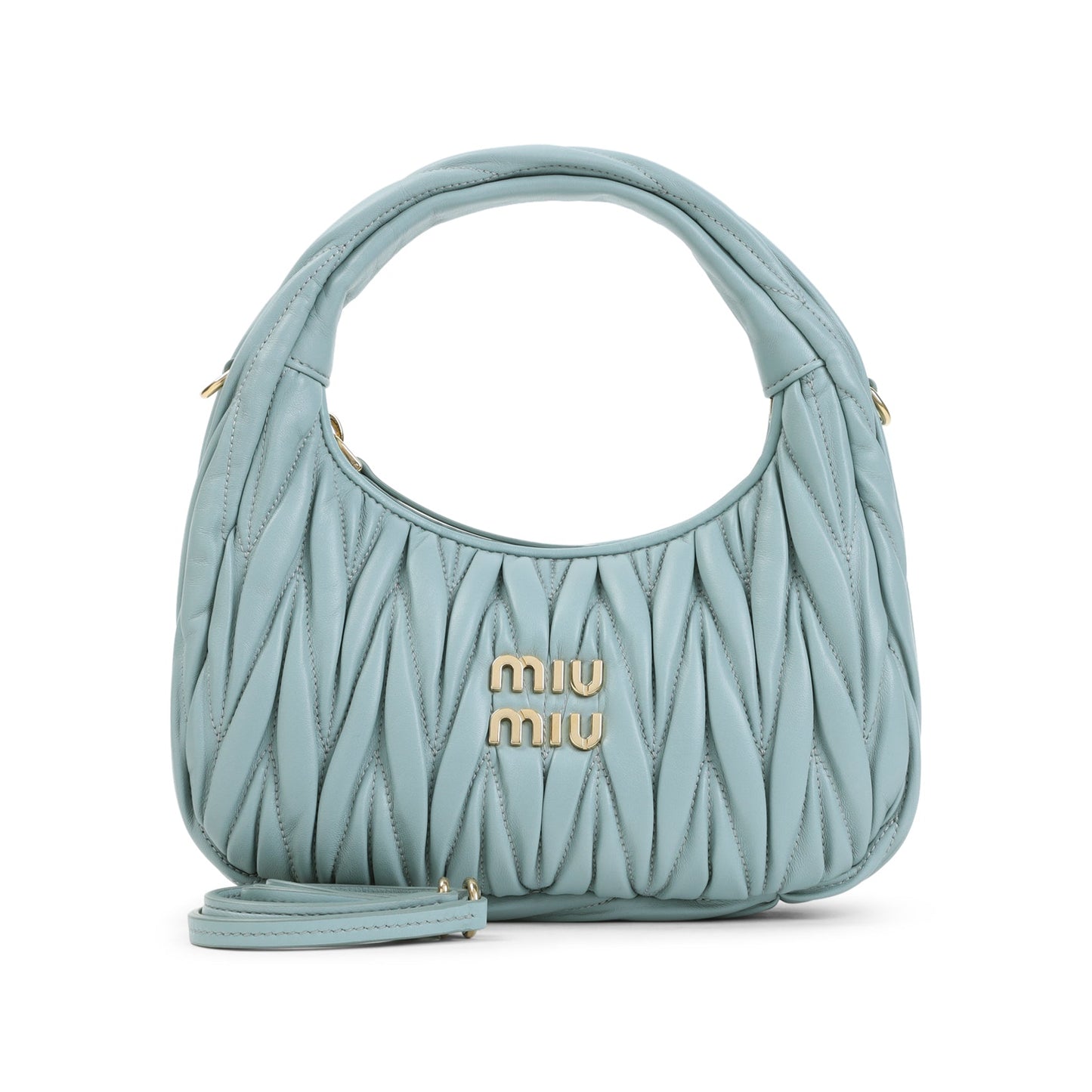 Miu Miu Small Wander matelassé hobo bag