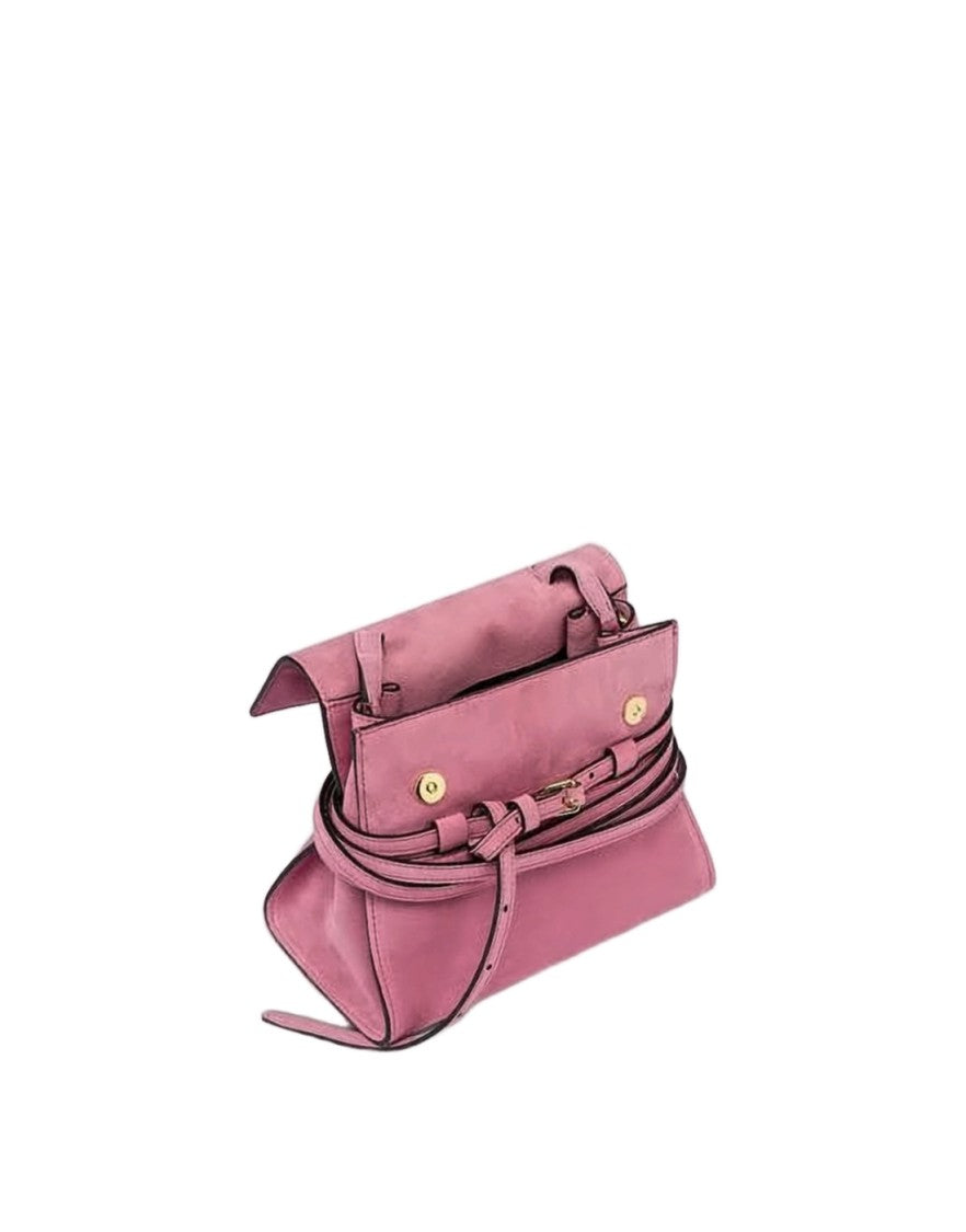 Moschino Structured Calf Leather Tote Bag