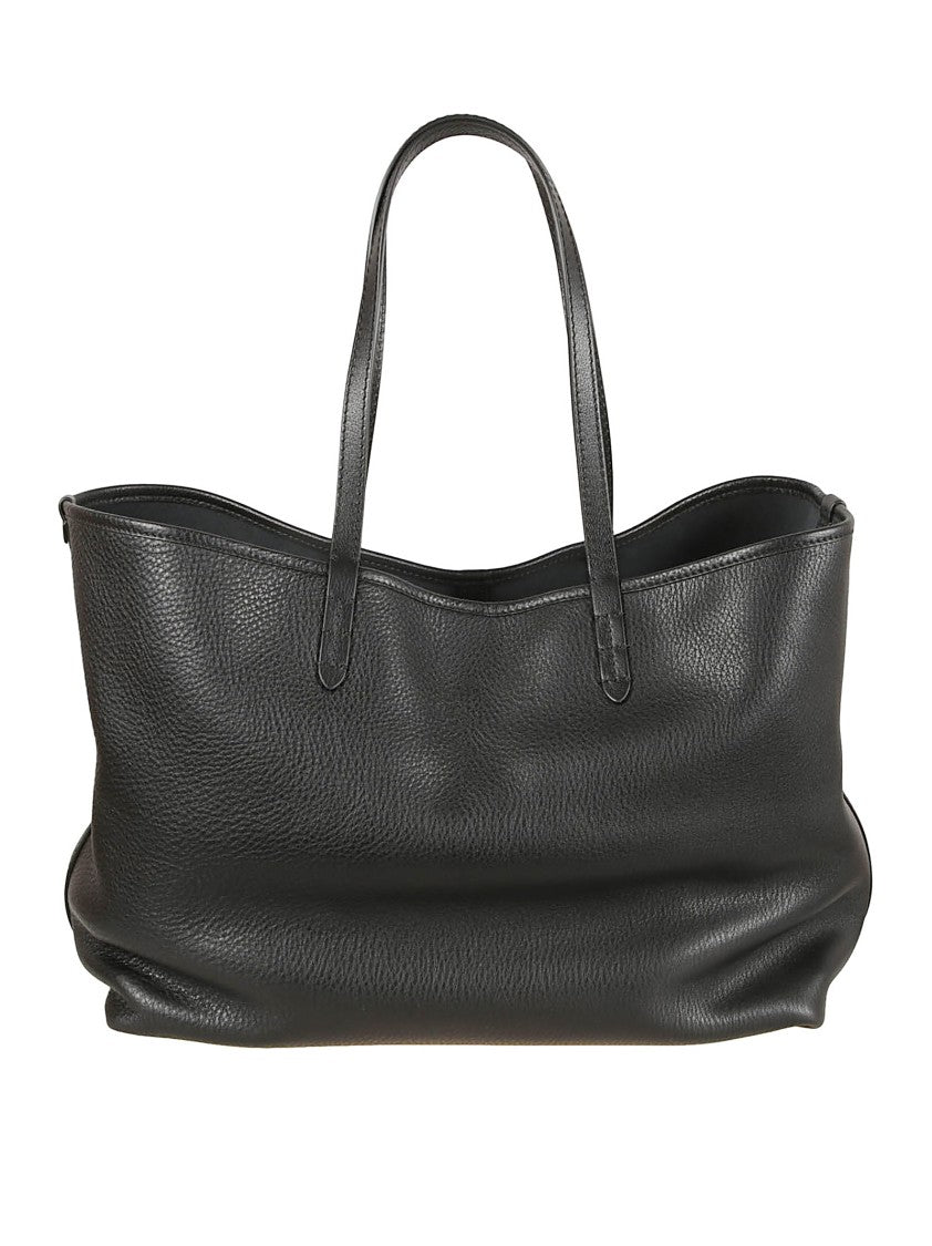 Burberry Pebble Calf Leather Shopping Bag