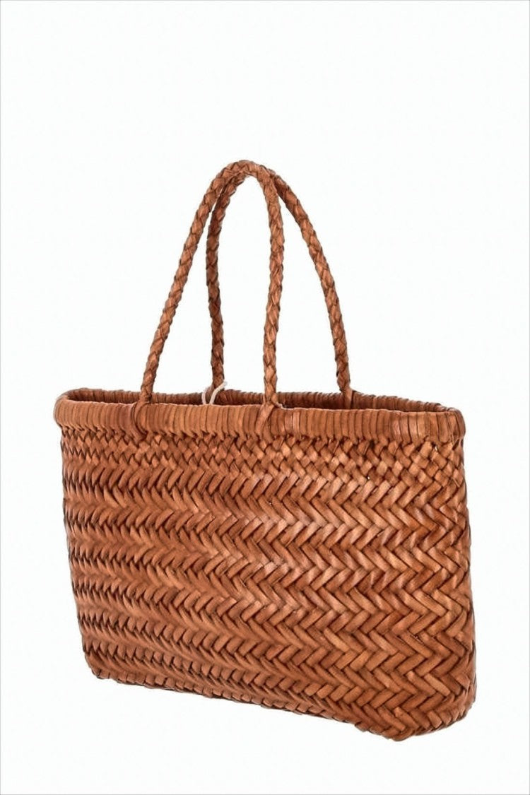 Dragon Diffusion Mini Woven Tote Bag In Buffalo Leather