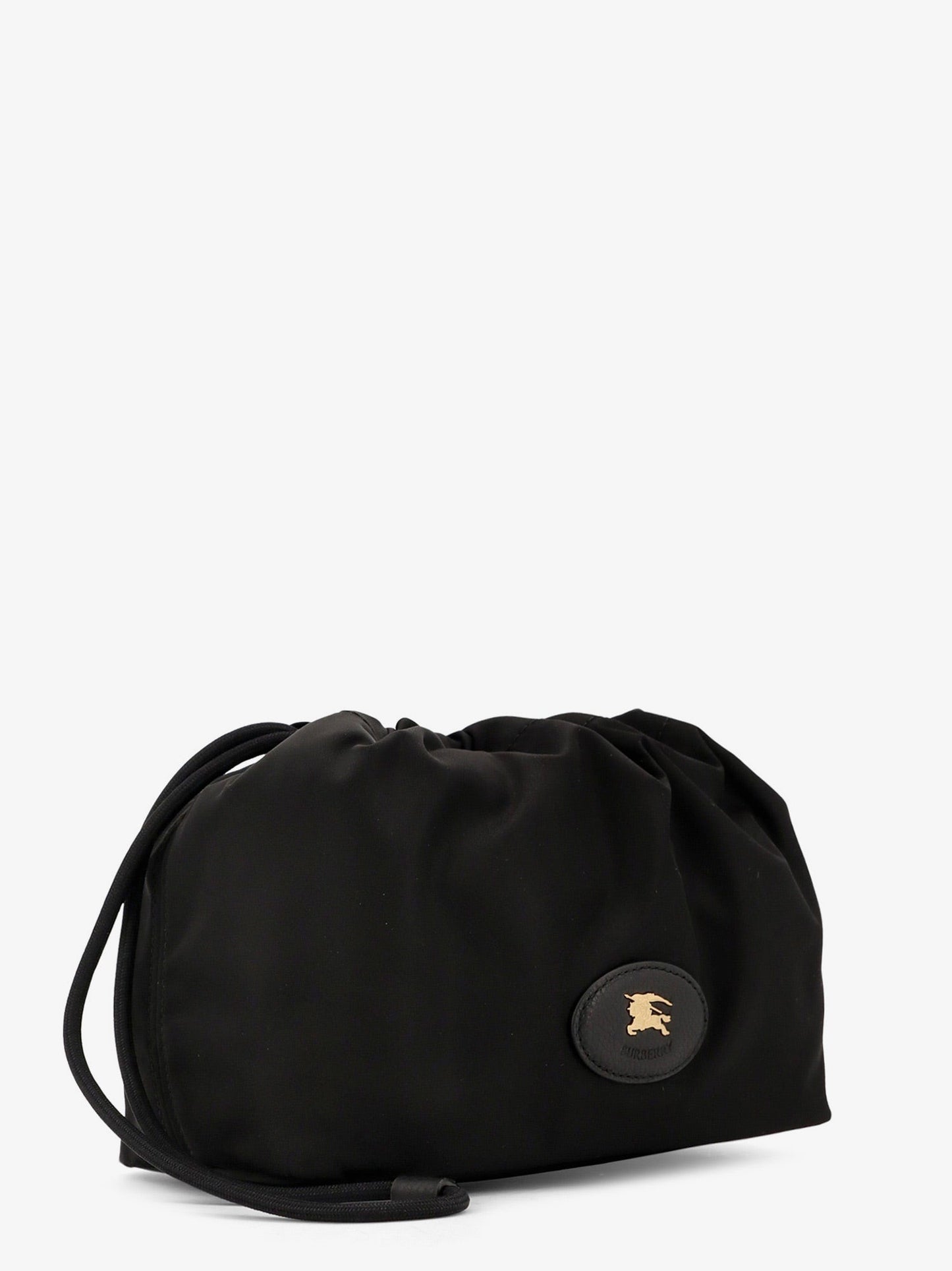 Horseshoe drawstring clutch bag