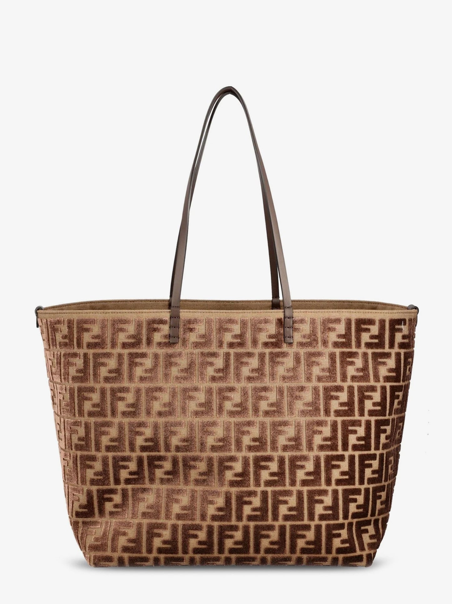 Roll Large FF jacquard fabric shopping bag