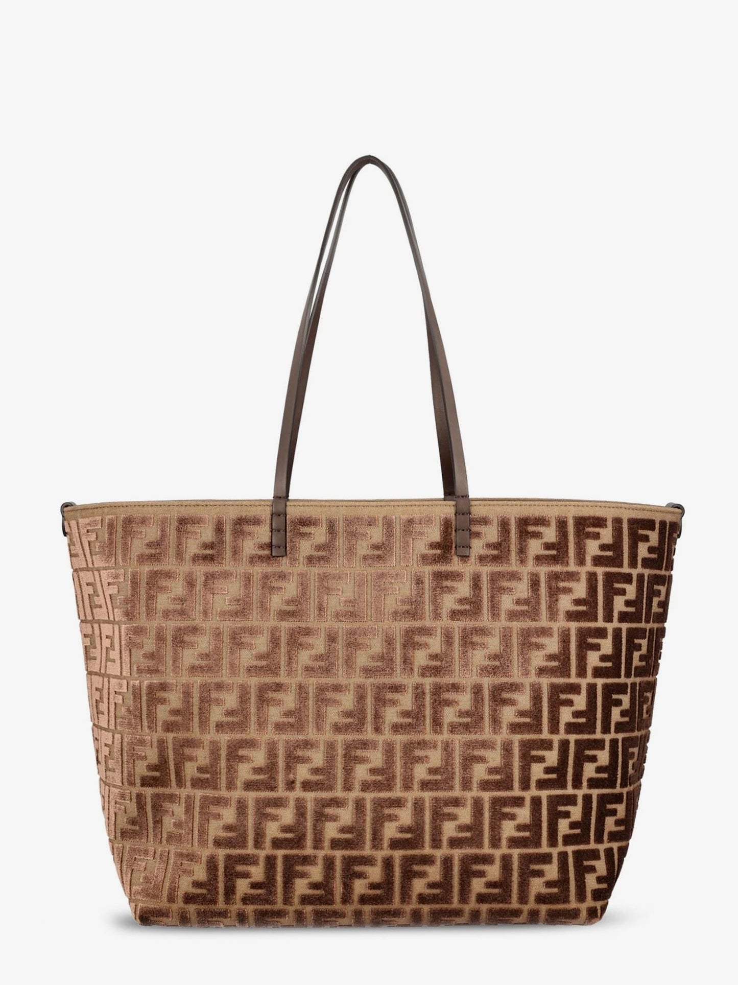 Roll Large FF jacquard fabric shopping bag