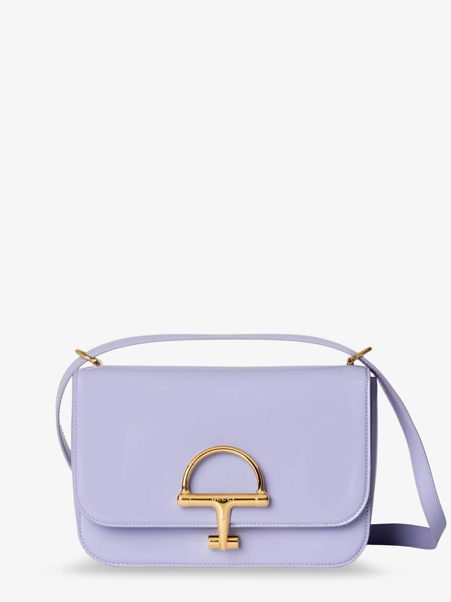 Siena leather shoulder bag with iconic metal Horsebit