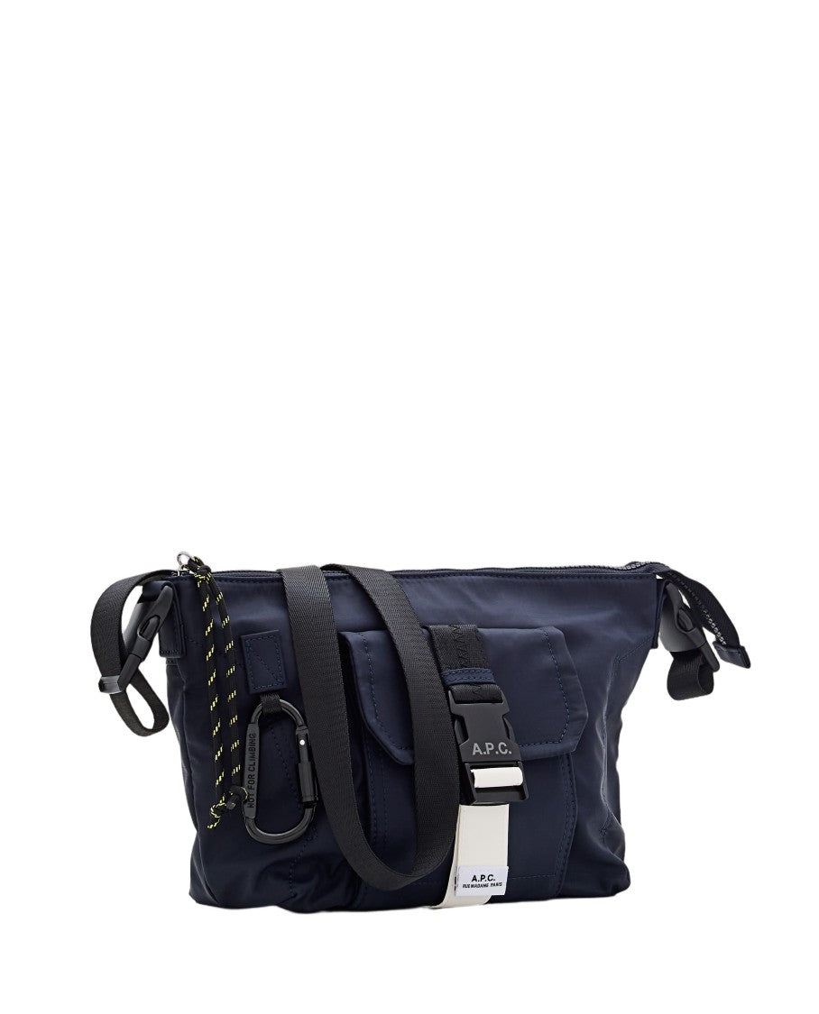 A.P.C. Compact Crossbody Bag With Flap Pocket