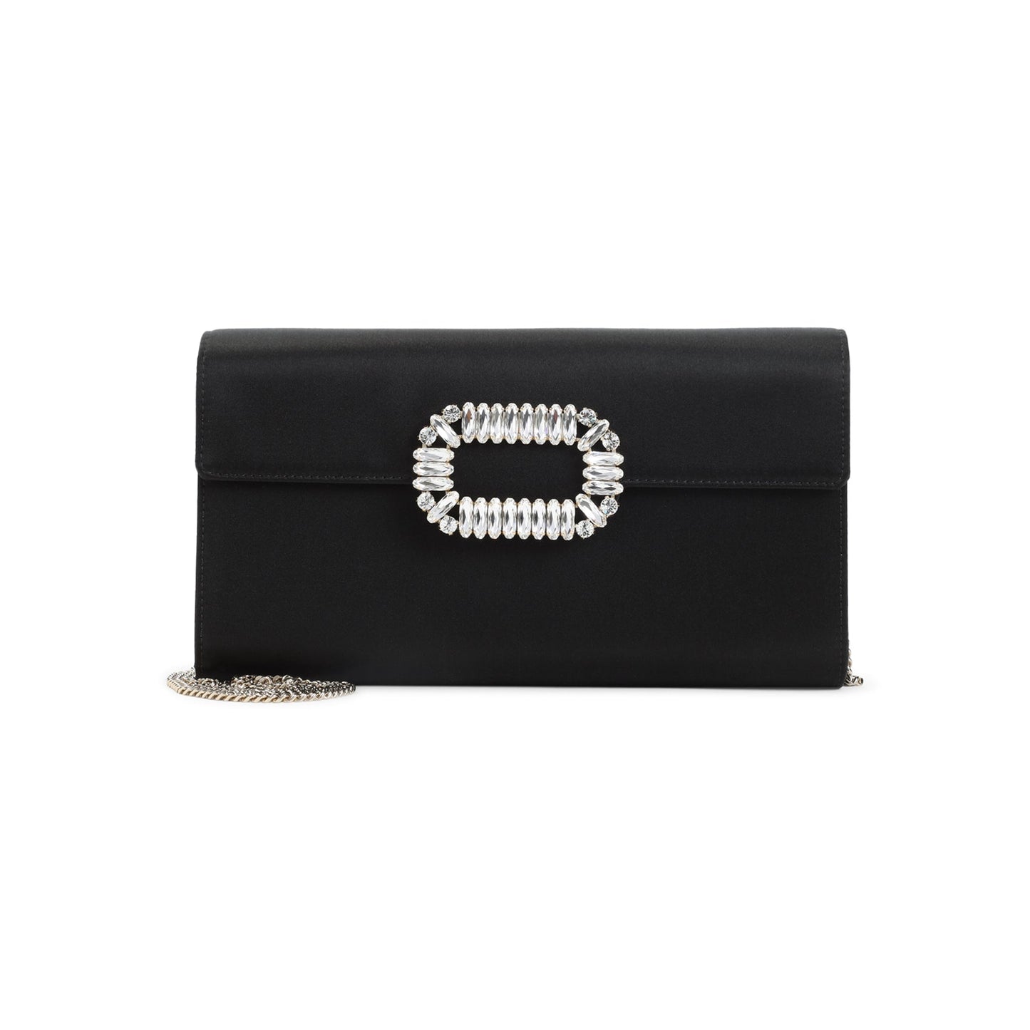 Roger Vivier Envelope Flap Sexy Choc Buckle Clutch