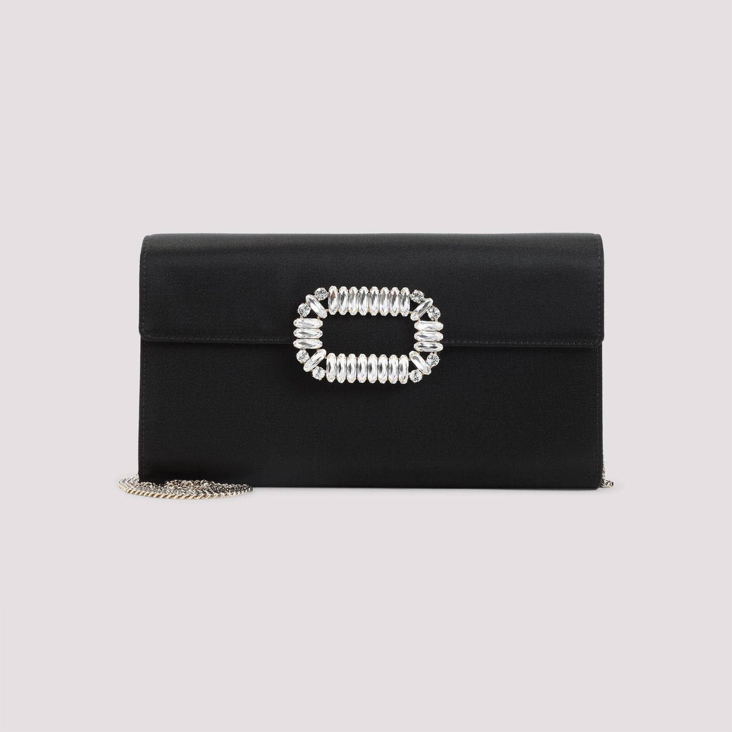 Roger Vivier Envelope Flap Sexy Choc Buckle Clutch