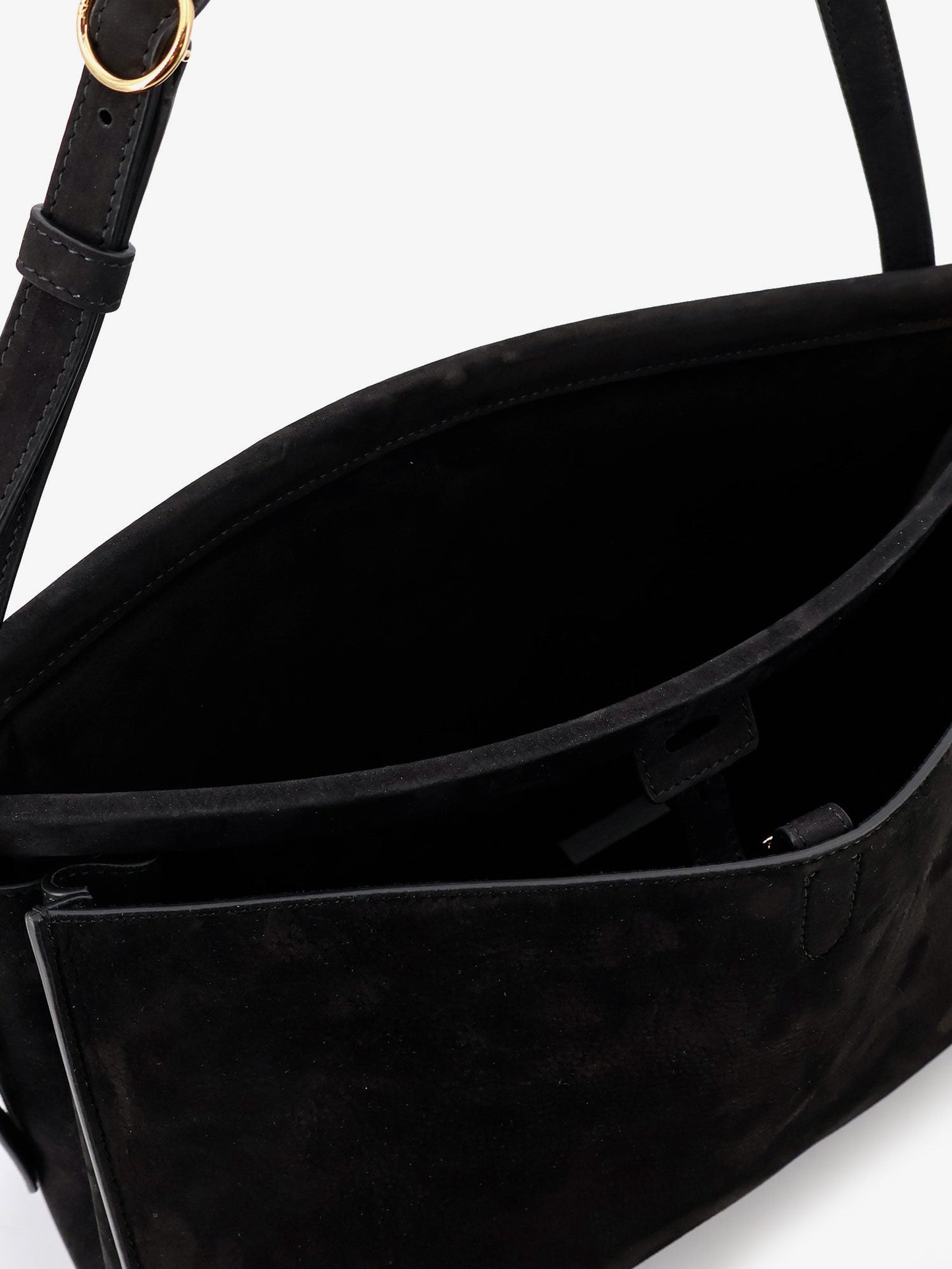 Le Click Pocket 35 nabuk shoulder bag