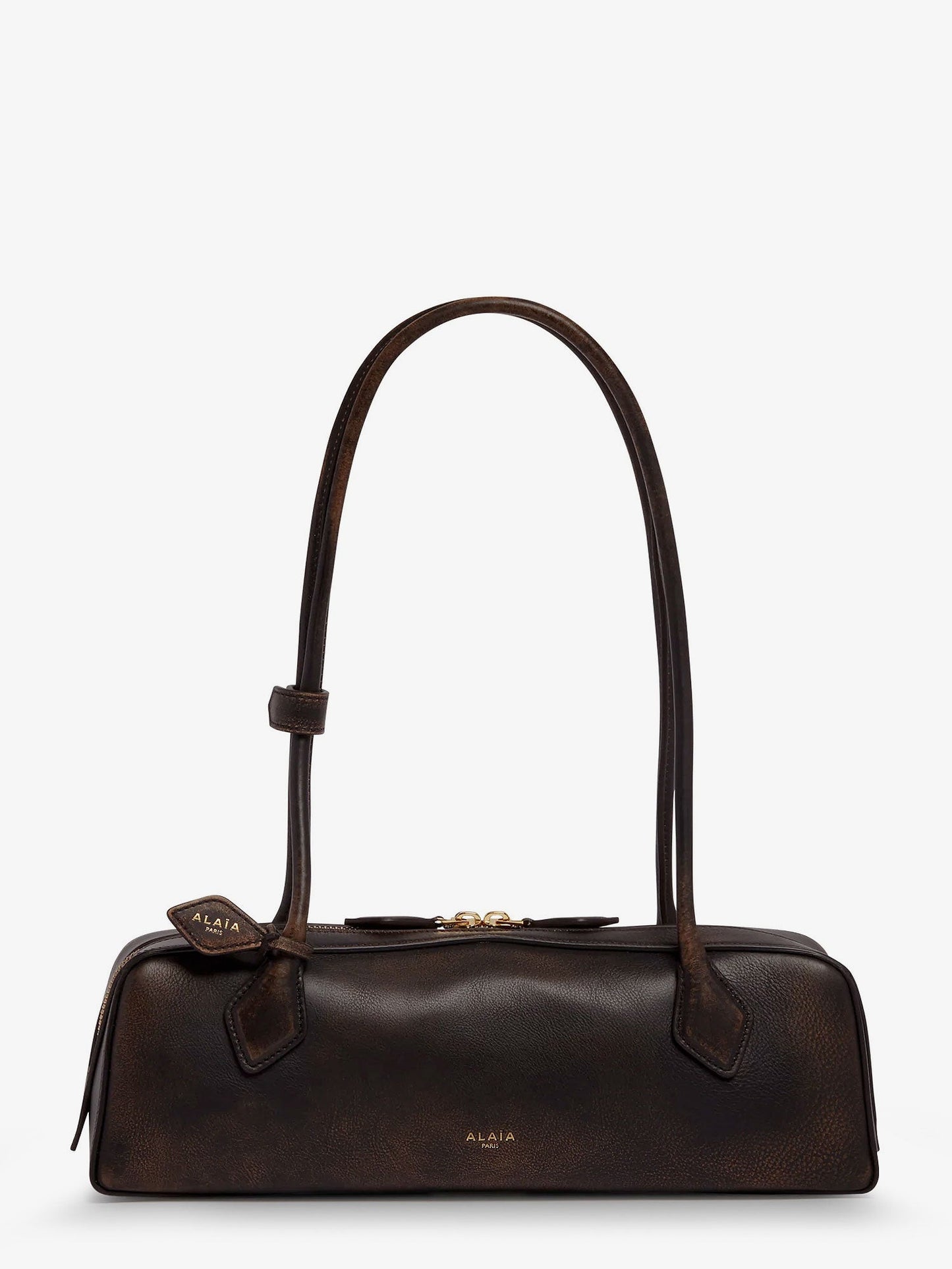 Le Teckel leather shoulder bag