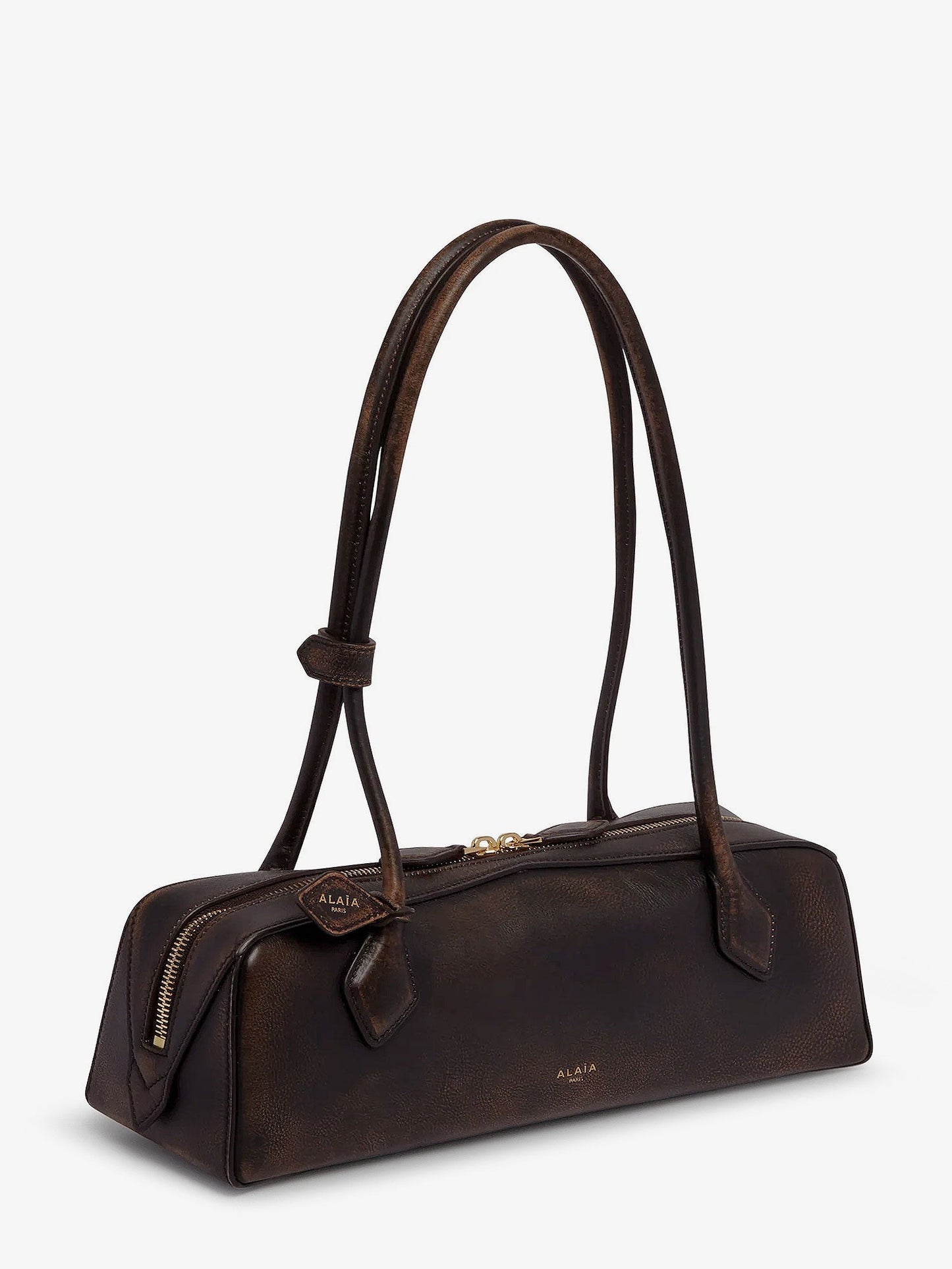 Le Teckel leather shoulder bag