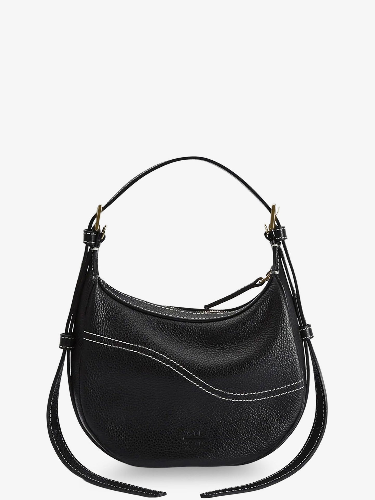 Silea Mandorla leather crossbody bag