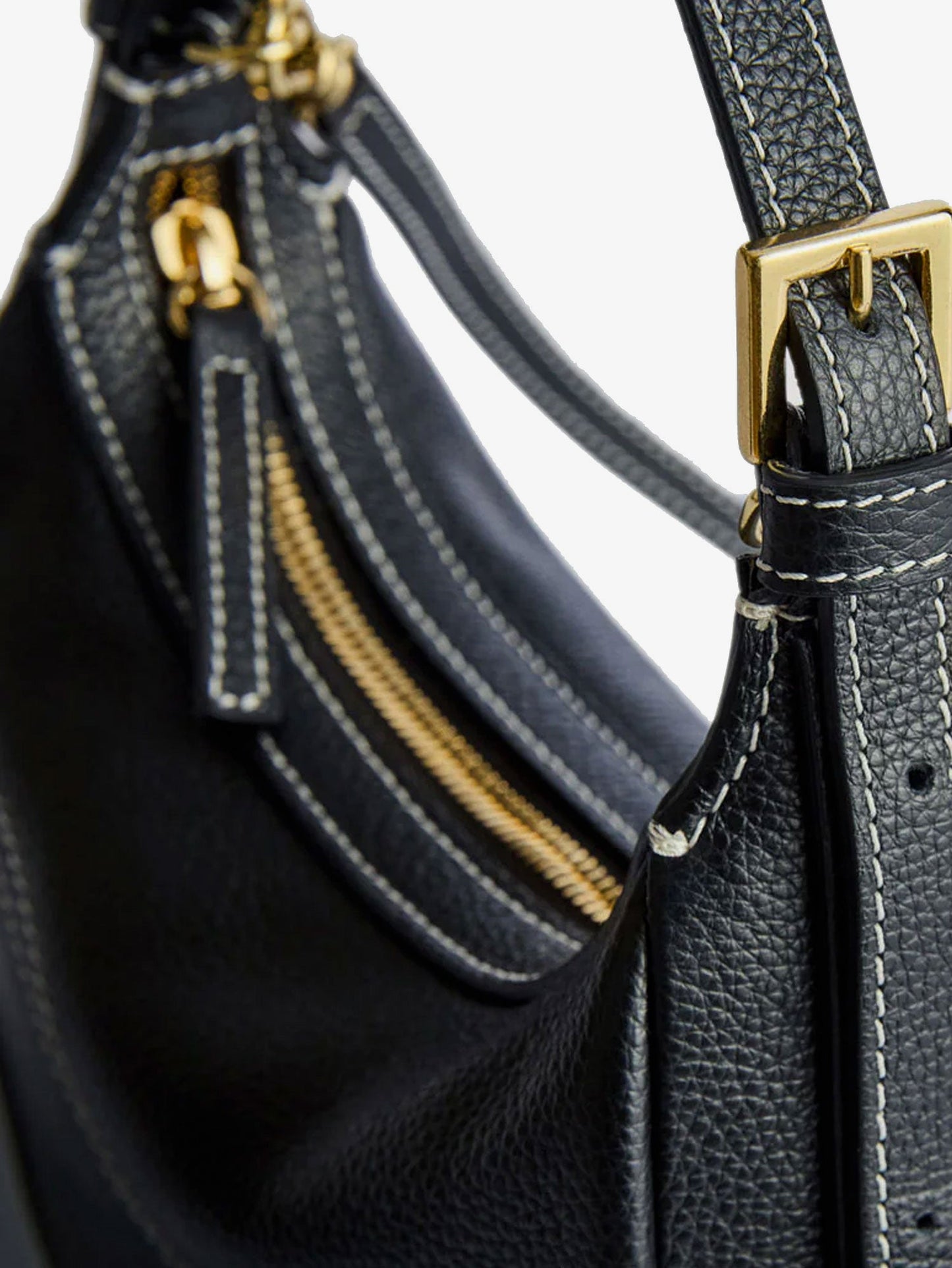 Silea Mandorla leather crossbody bag