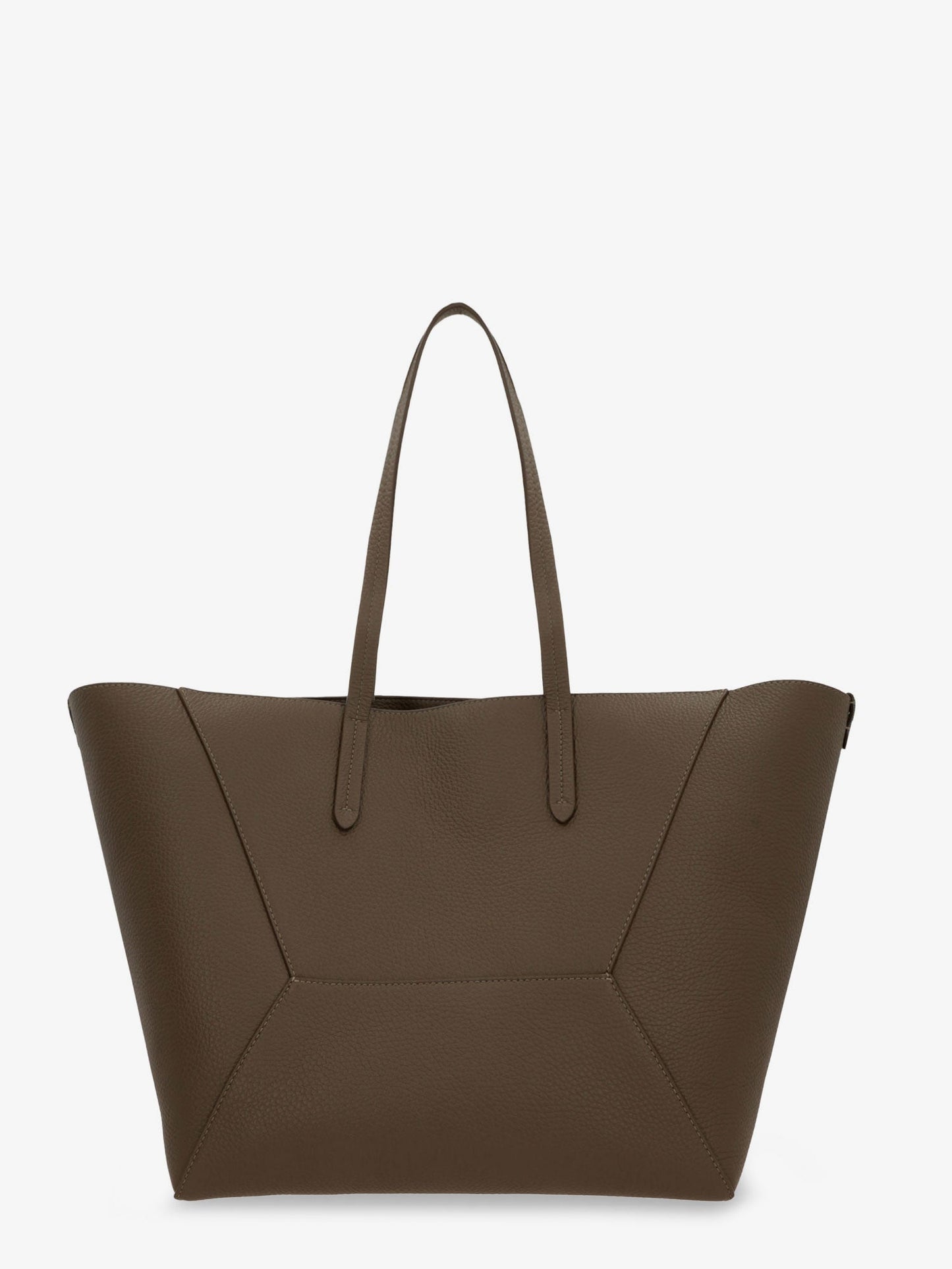 BC Duo hammered leather shoulder bag