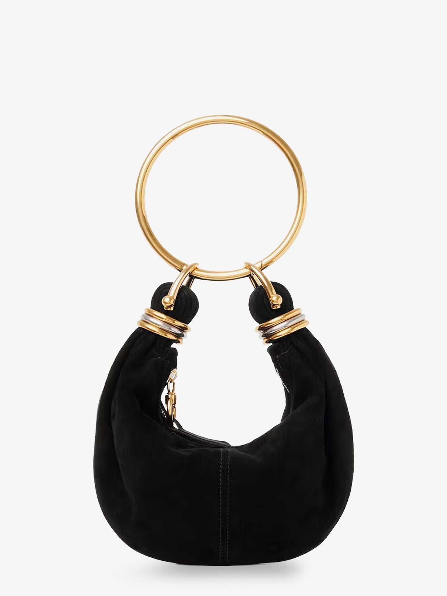 Bracelet suede crossbody bag