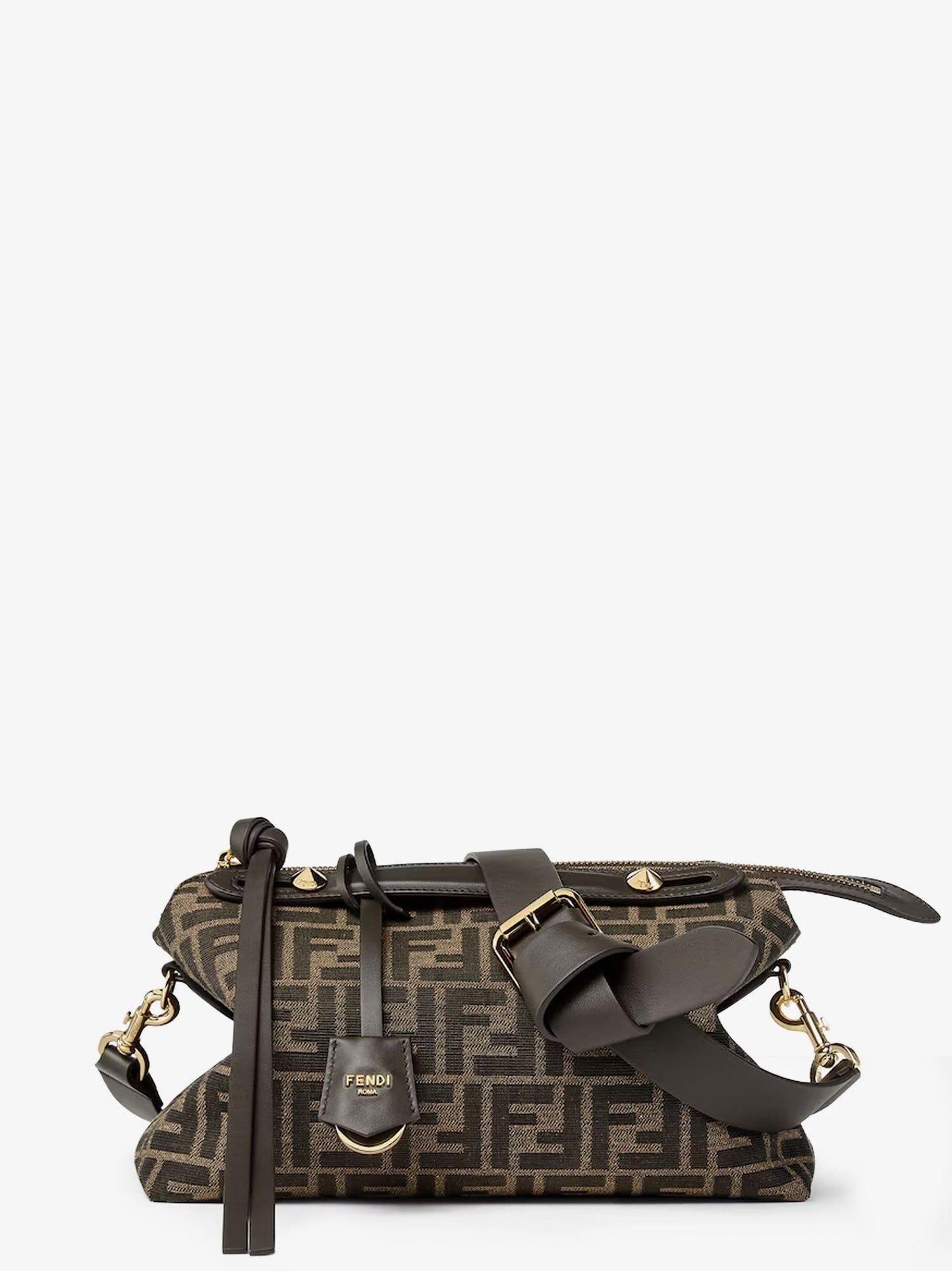 By The Way Soft Medium FF jacquard fabric crossbody bag