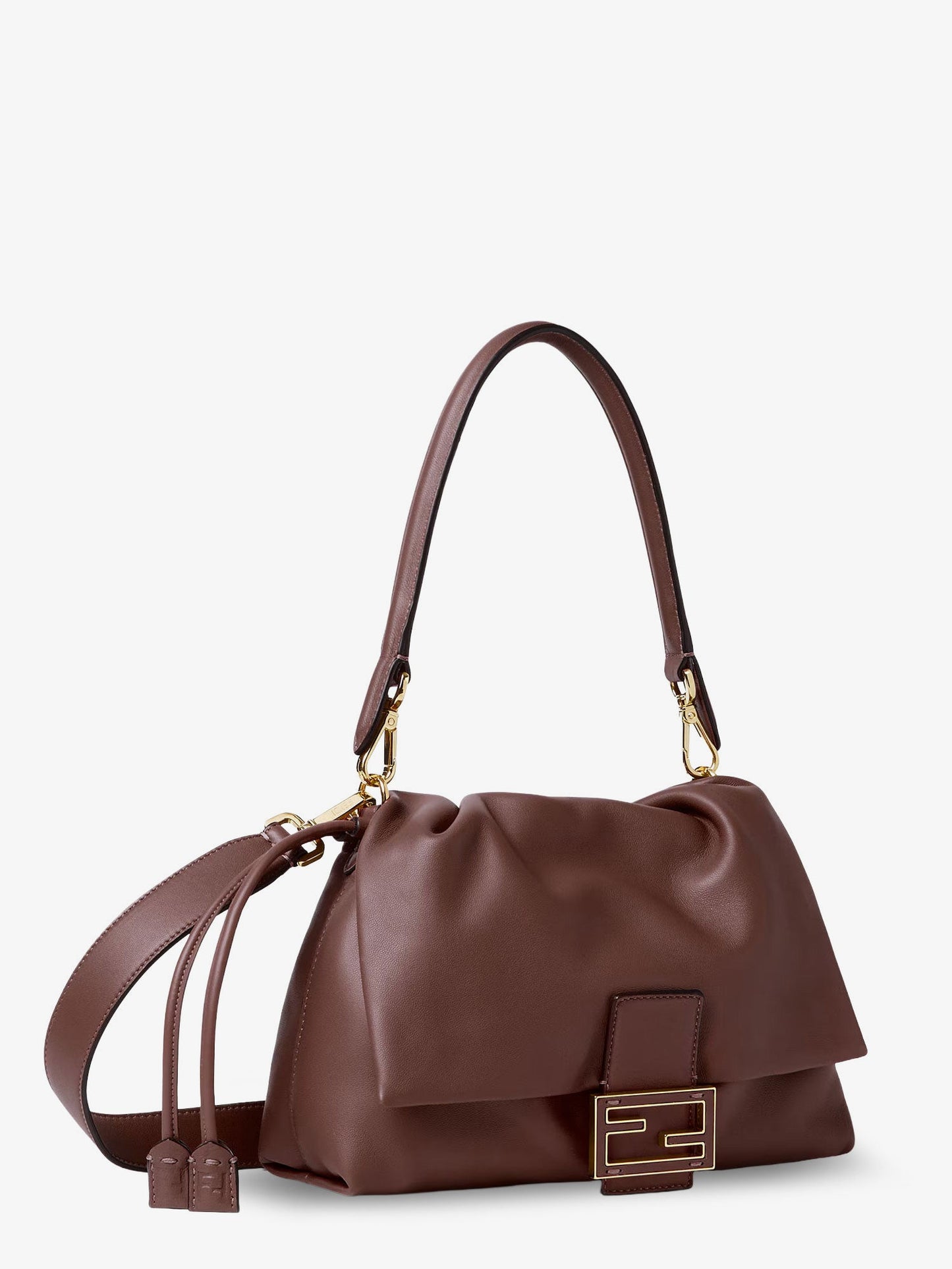 Mamma Baguette Medium leather crossbody bag