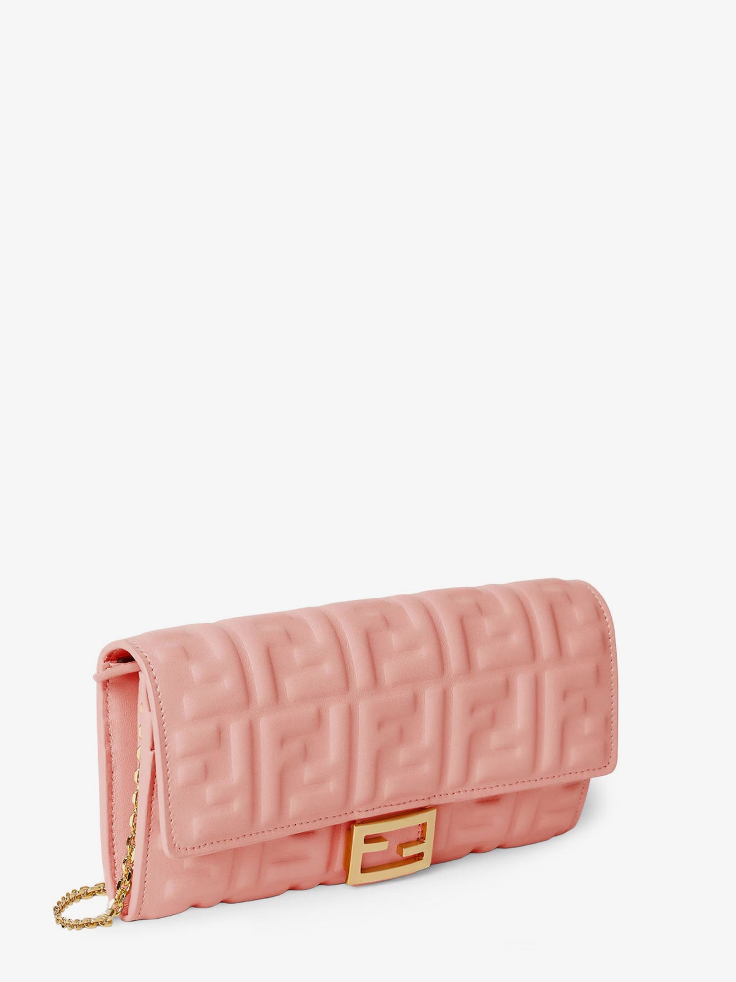 Continental With Chain Baguette leather crossbody bag