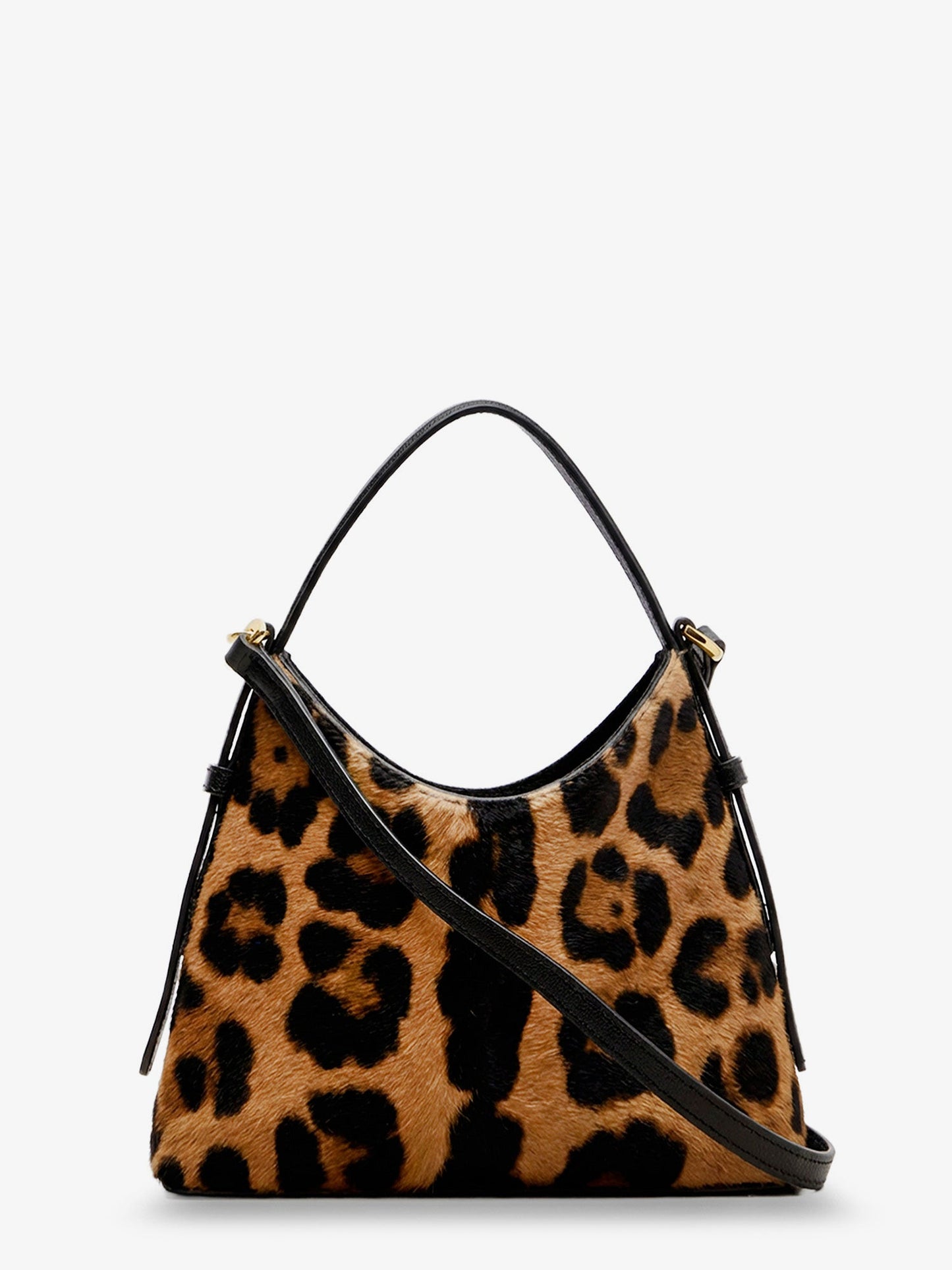 Voyou Nano bag pony skin crossbody bag with animal print
