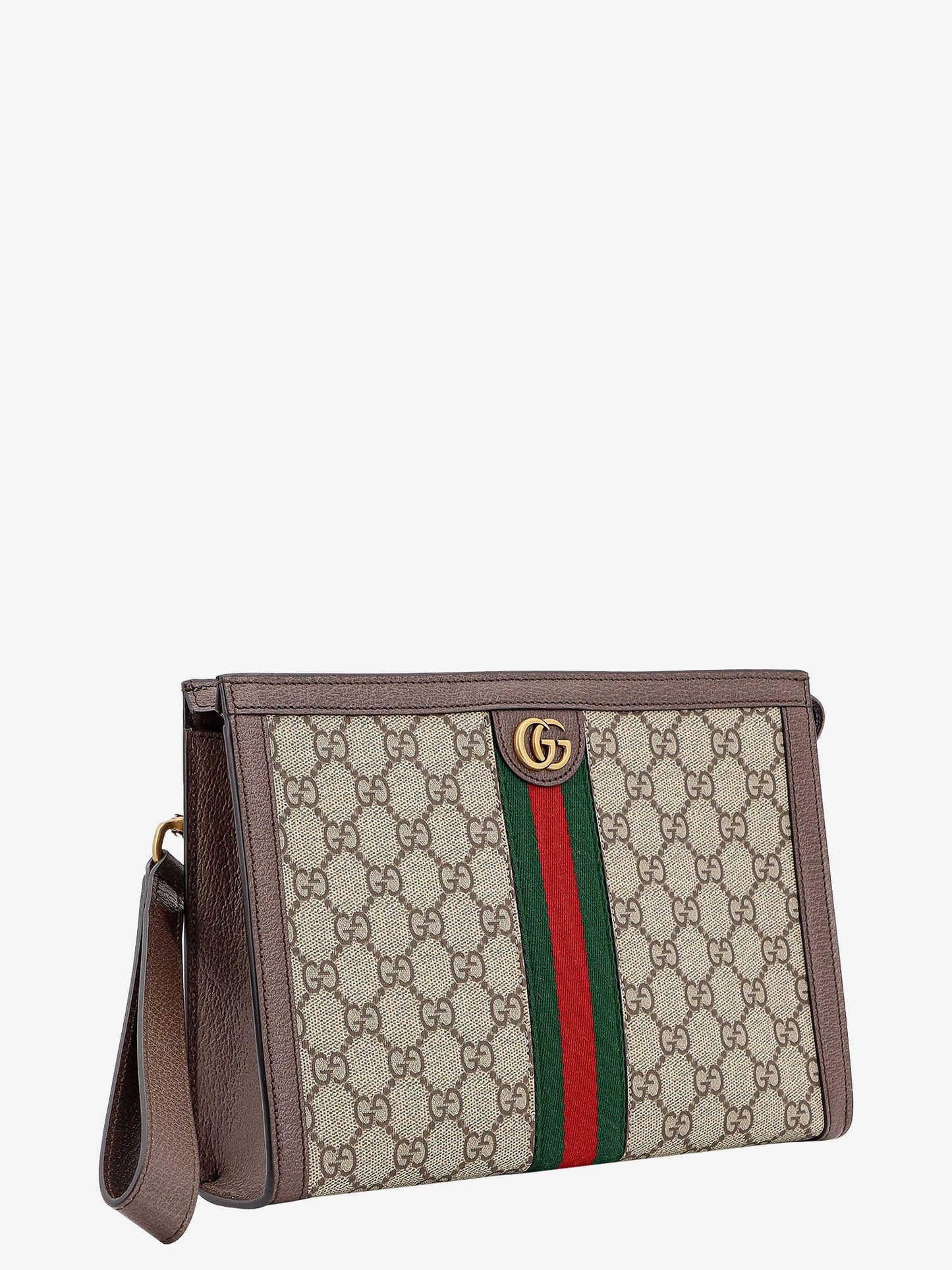 Ophidia GG fabric clutch