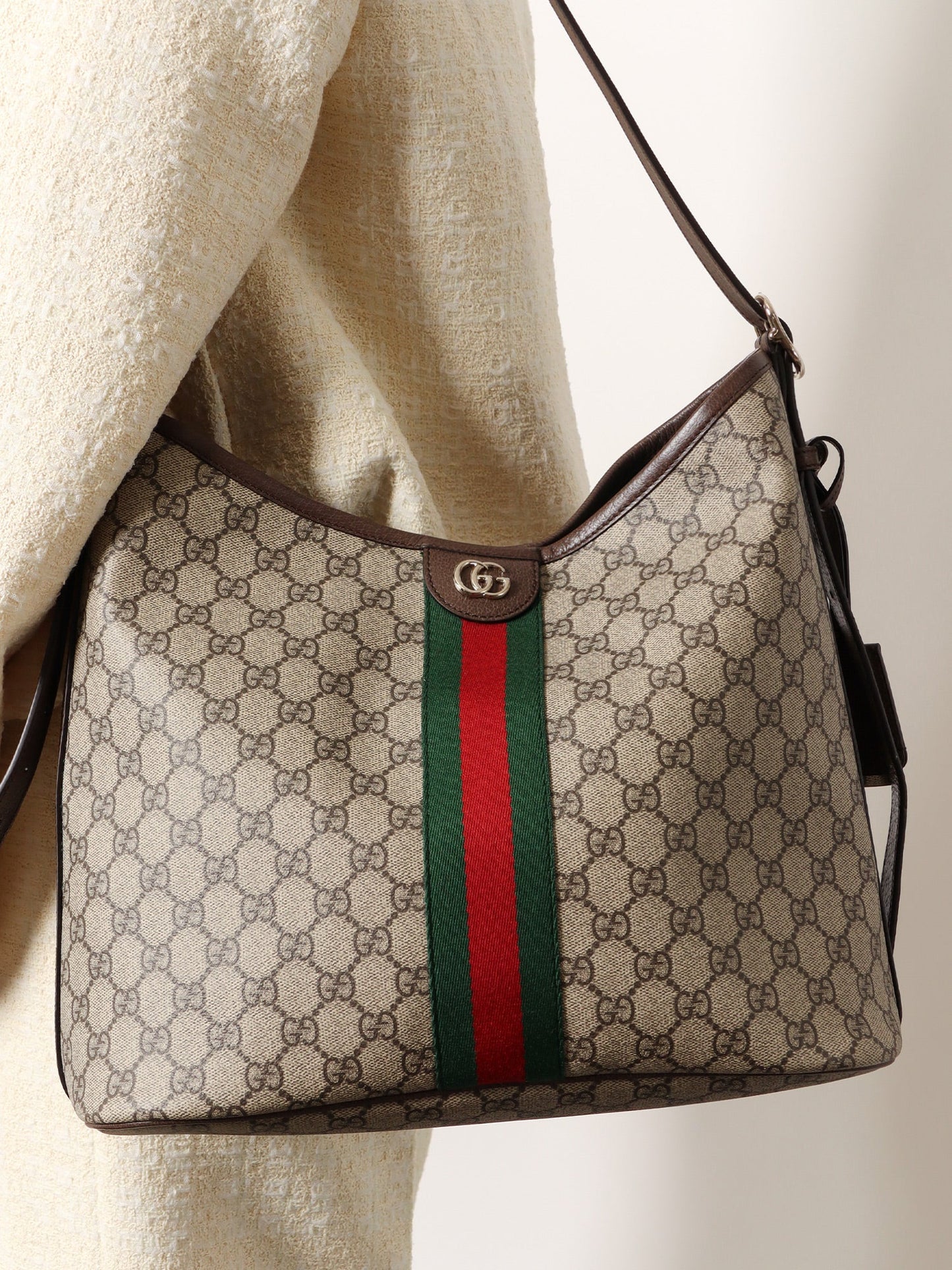 Ophidia GG fabric shoulder bag