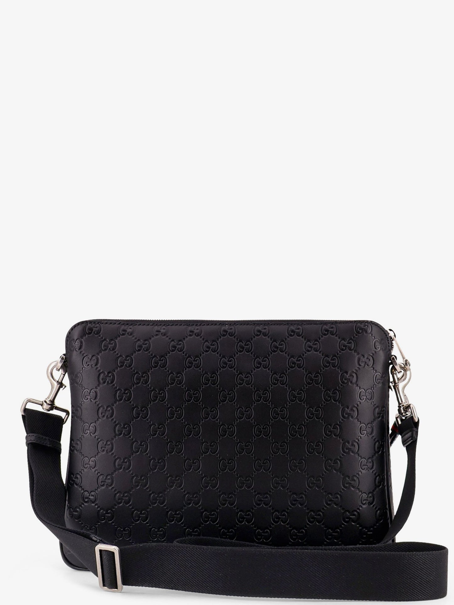 Leather GG Emblem crossbody bag with embossed GG motif