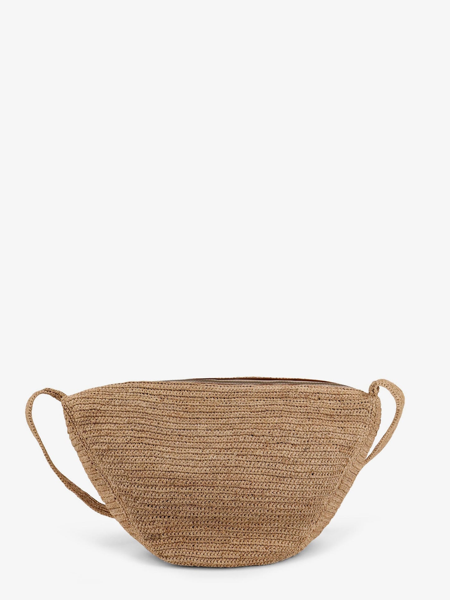 Luna raffia crossbody bag