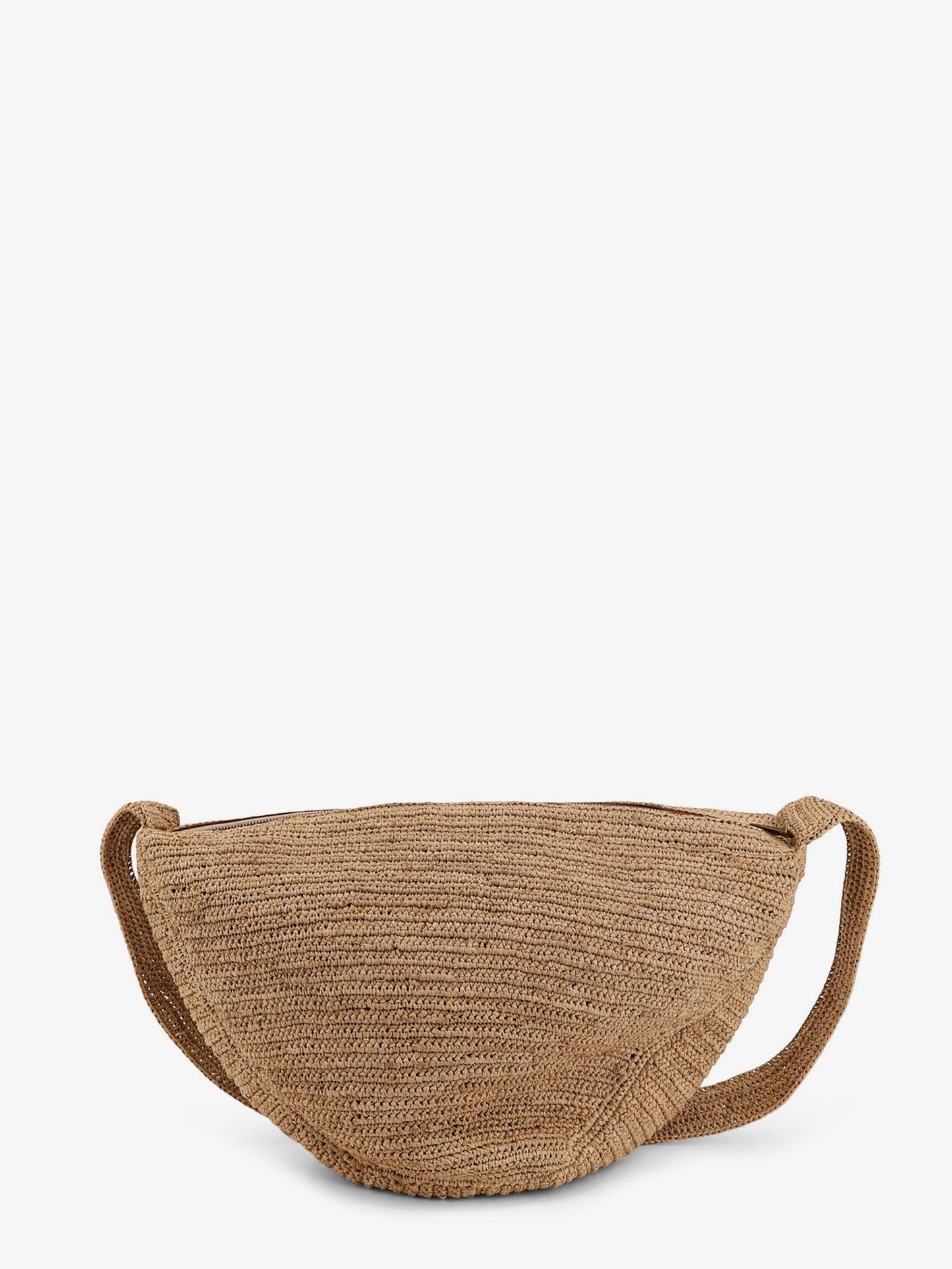 Luna raffia crossbody bag