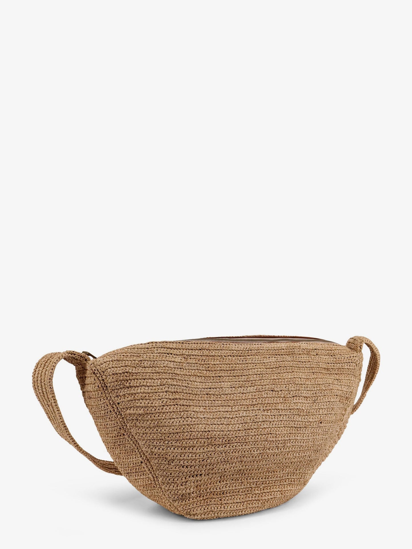 Luna raffia crossbody bag