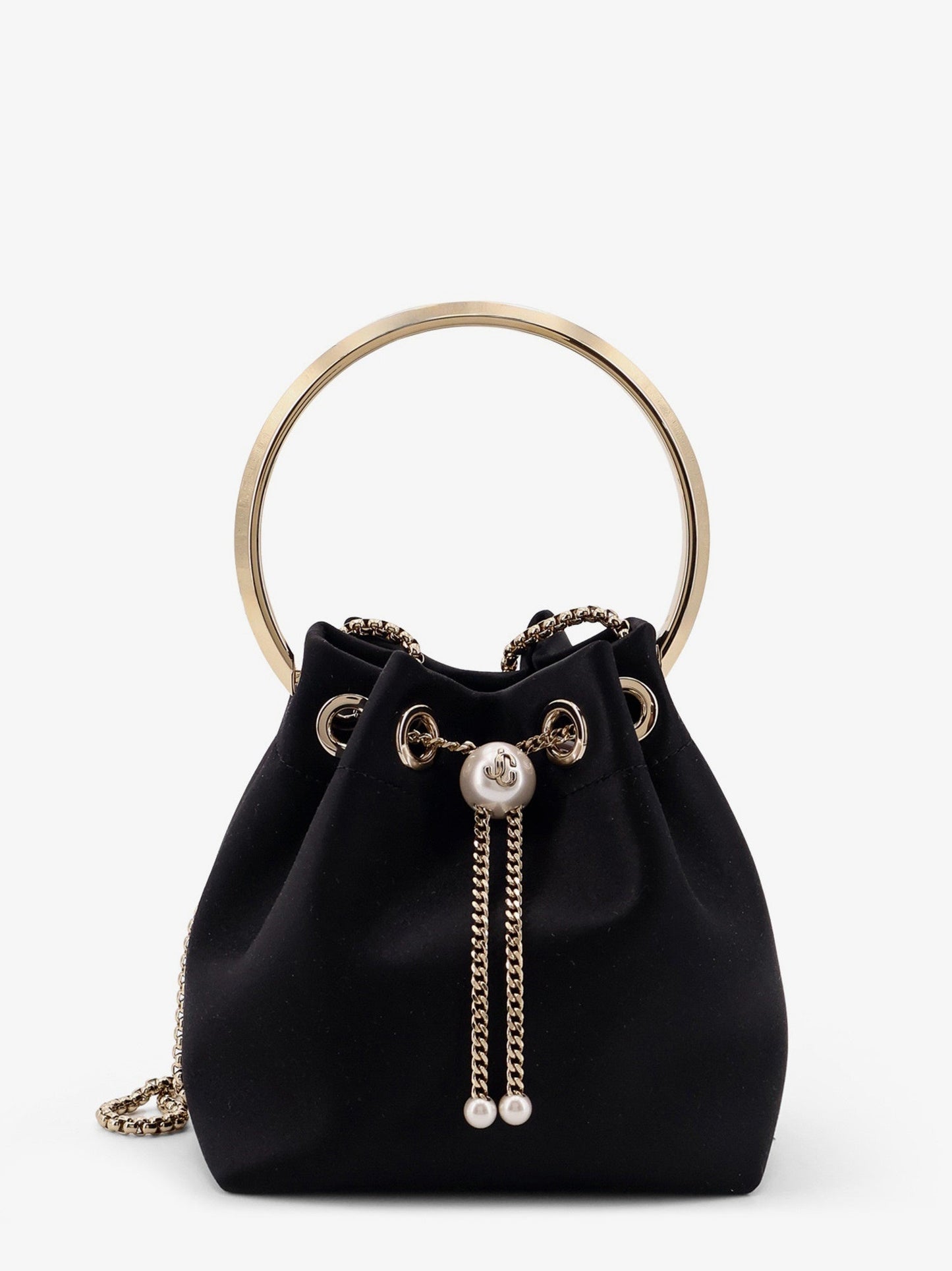 Bon Bon satin bucket bag