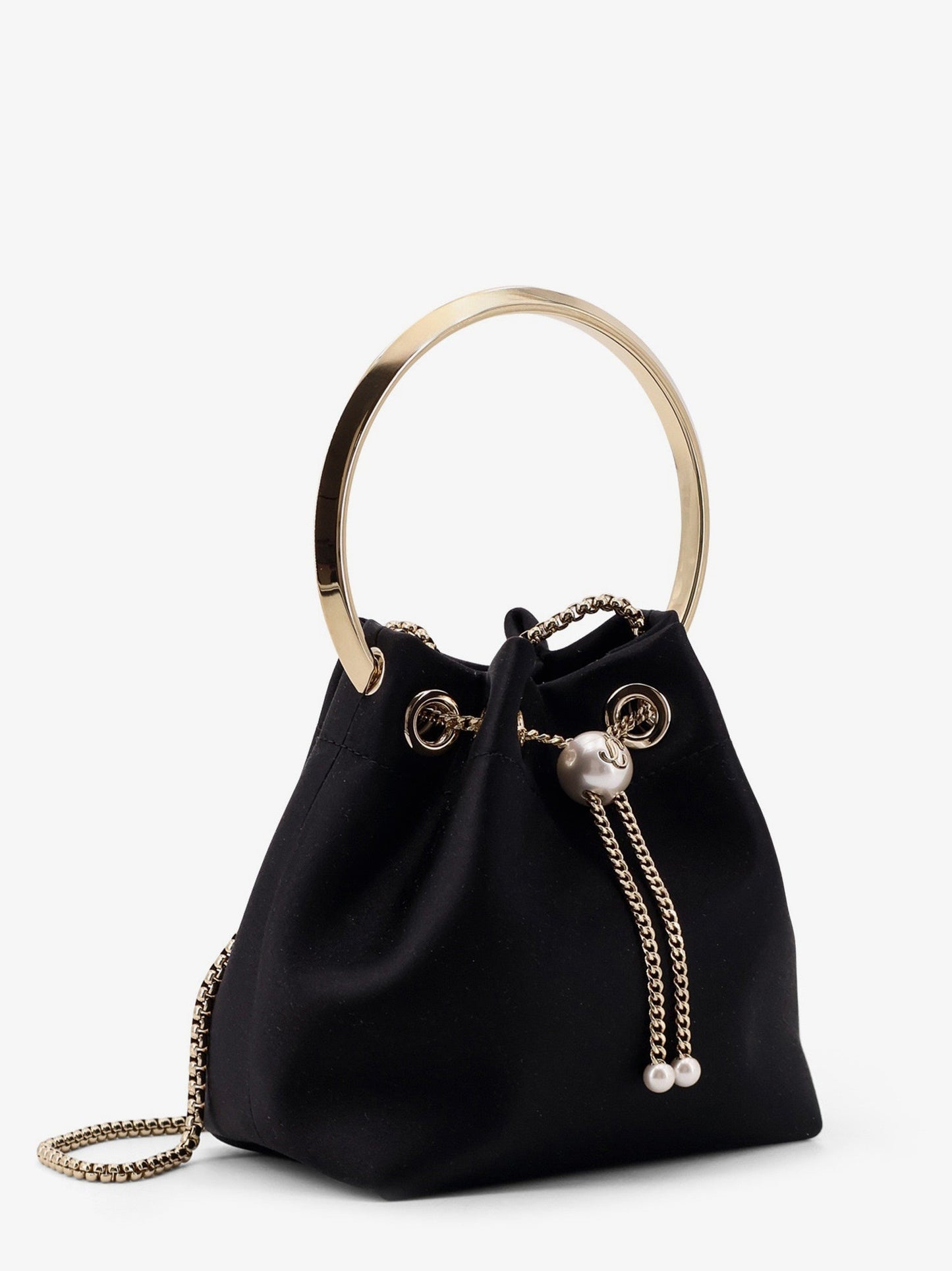 Bon Bon satin bucket bag