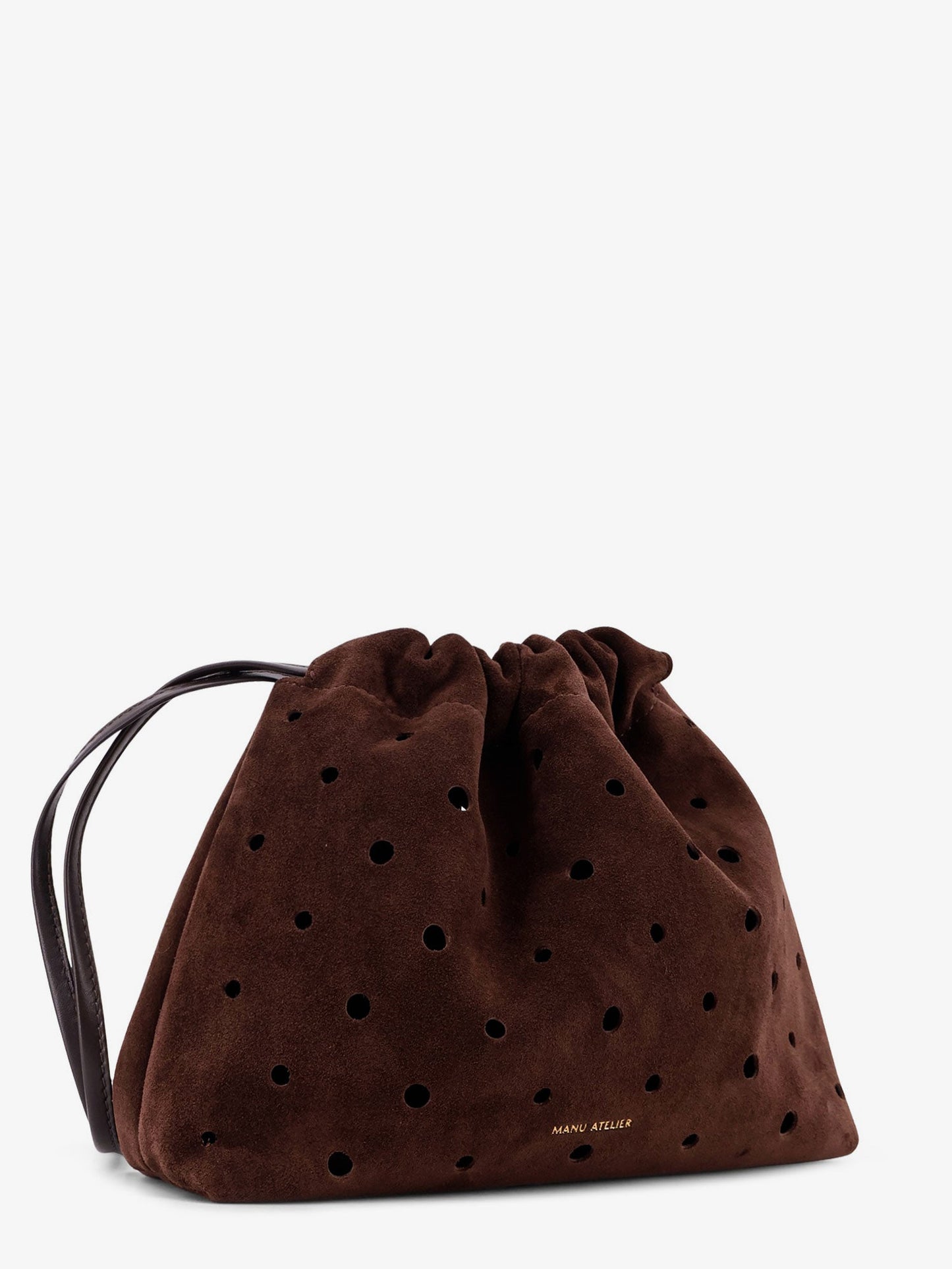 Romy suede shoulder bag