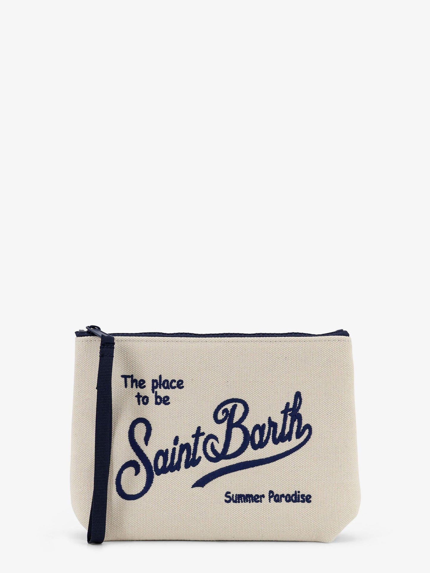 Aline canvas clutch